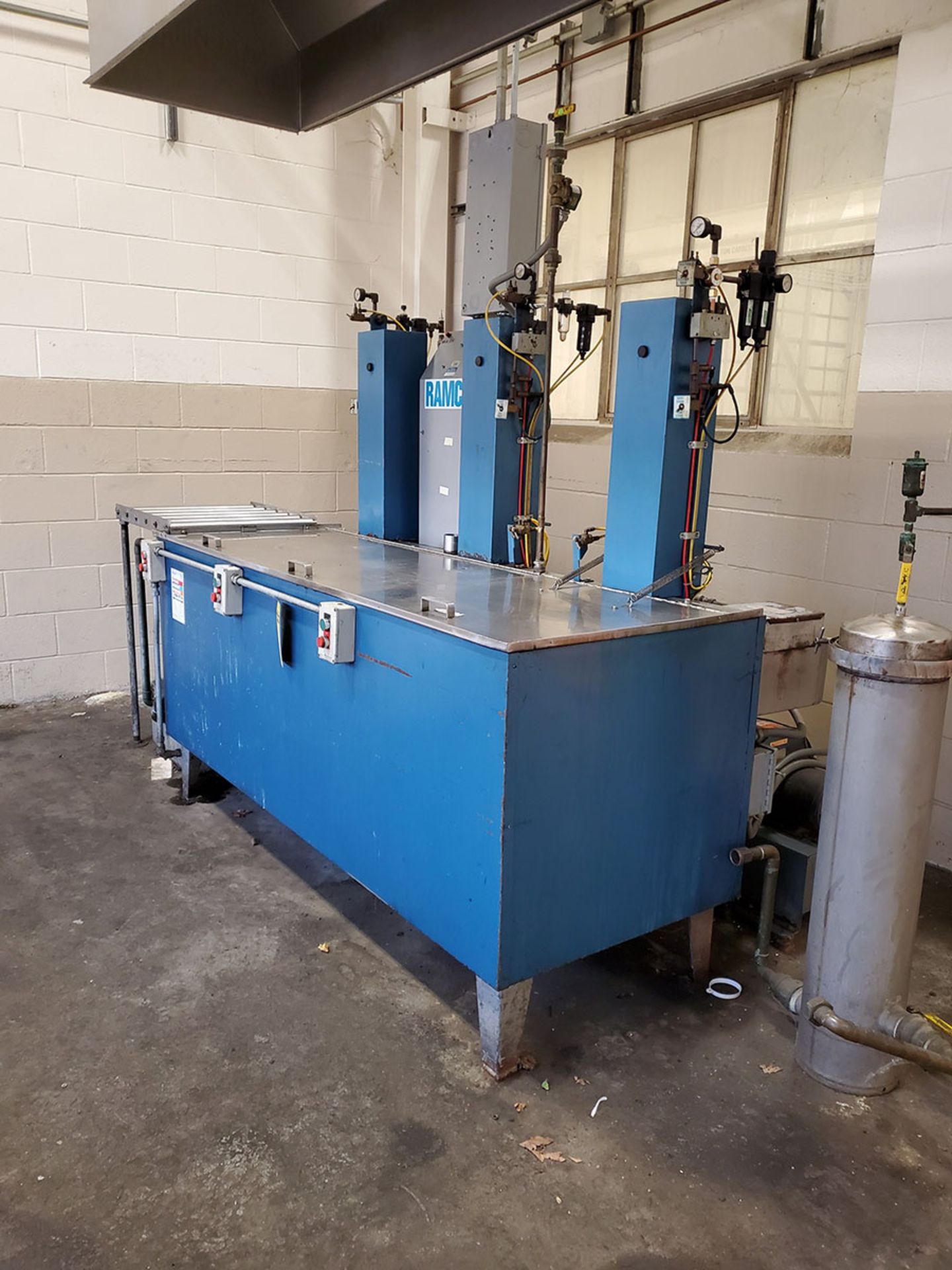 RAMCO PARTS WASHER WITH WASH TANKS, RINSE TANK, AND DRYER