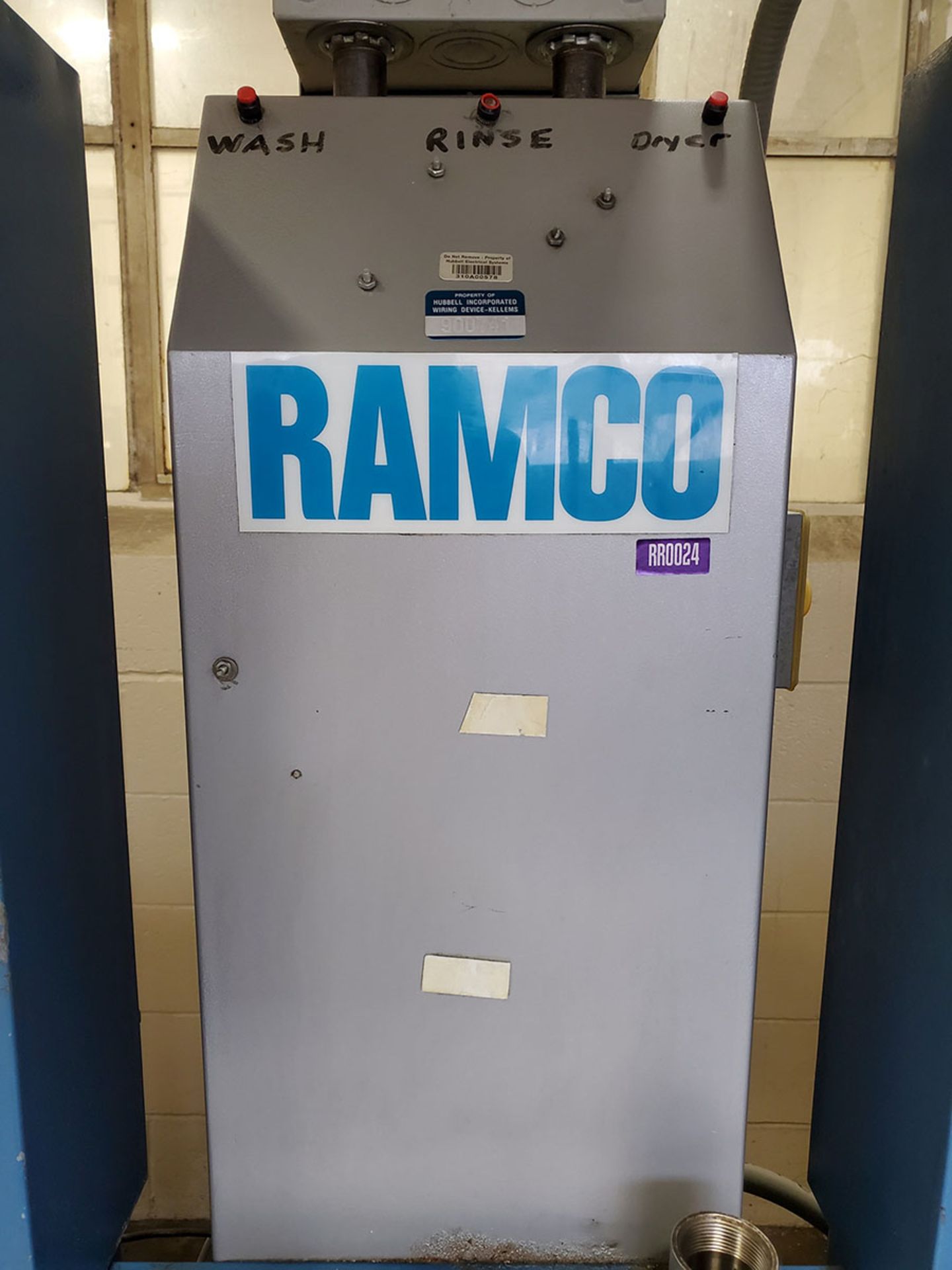 RAMCO PARTS WASHER WITH WASH TANKS, RINSE TANK, AND DRYER - Image 6 of 11