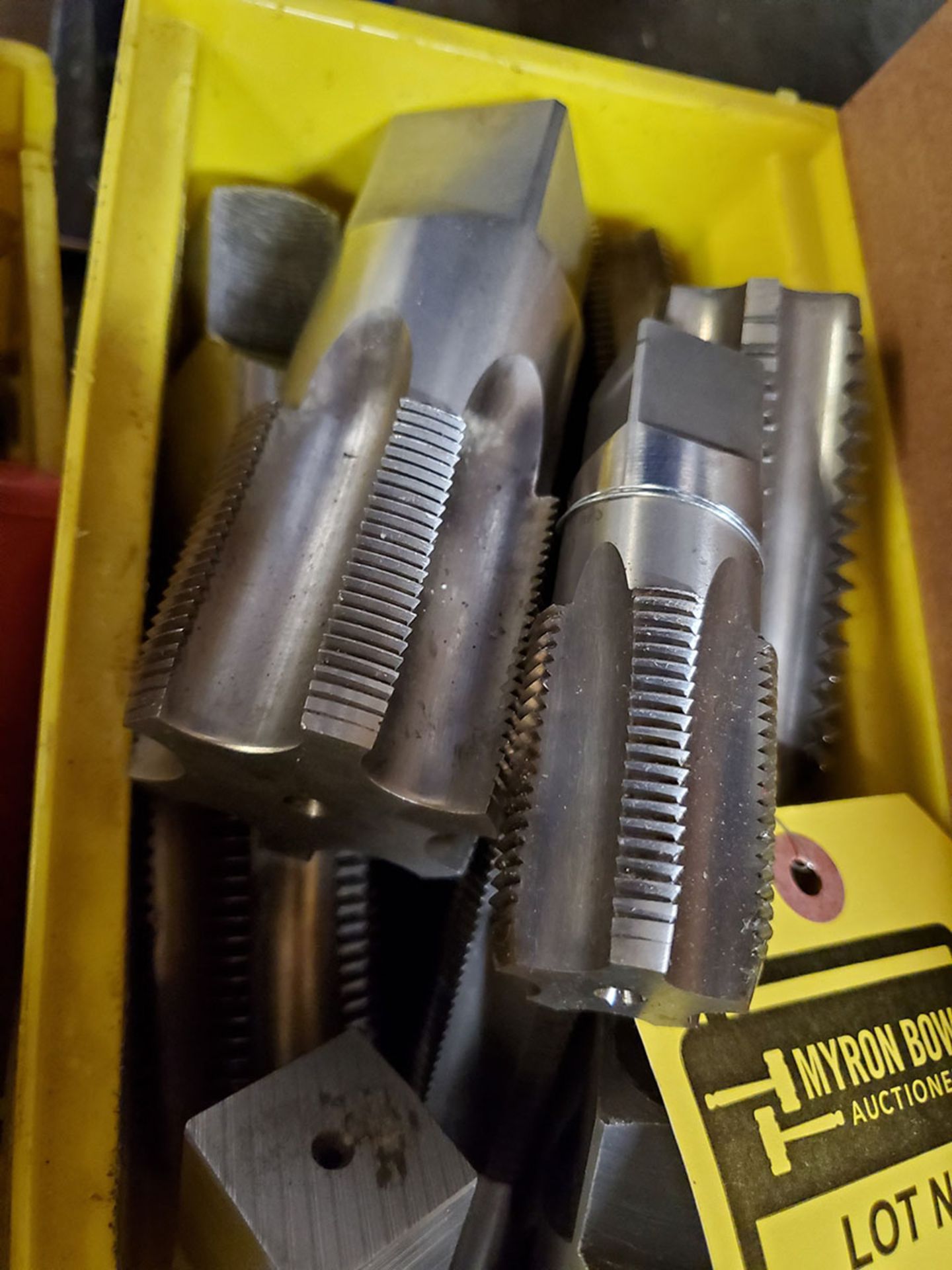 LOT OF ASSORTED TAPS, REAMERS, AND DRILL BITS - Image 9 of 9