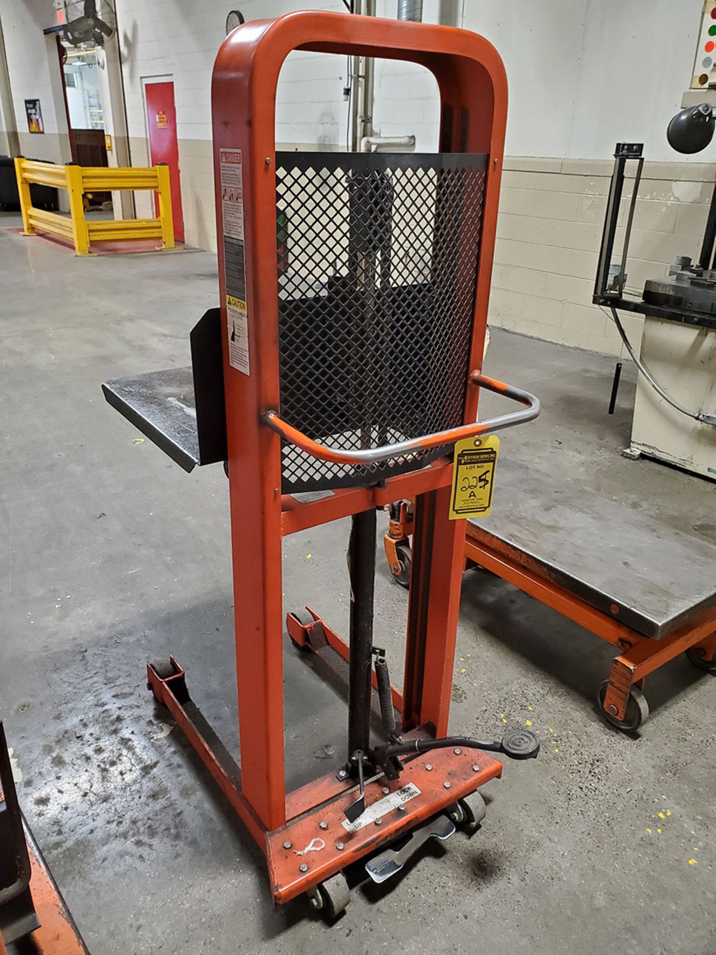 PRESTO HYDRAULIC DIE LIFT CART - Image 5 of 5