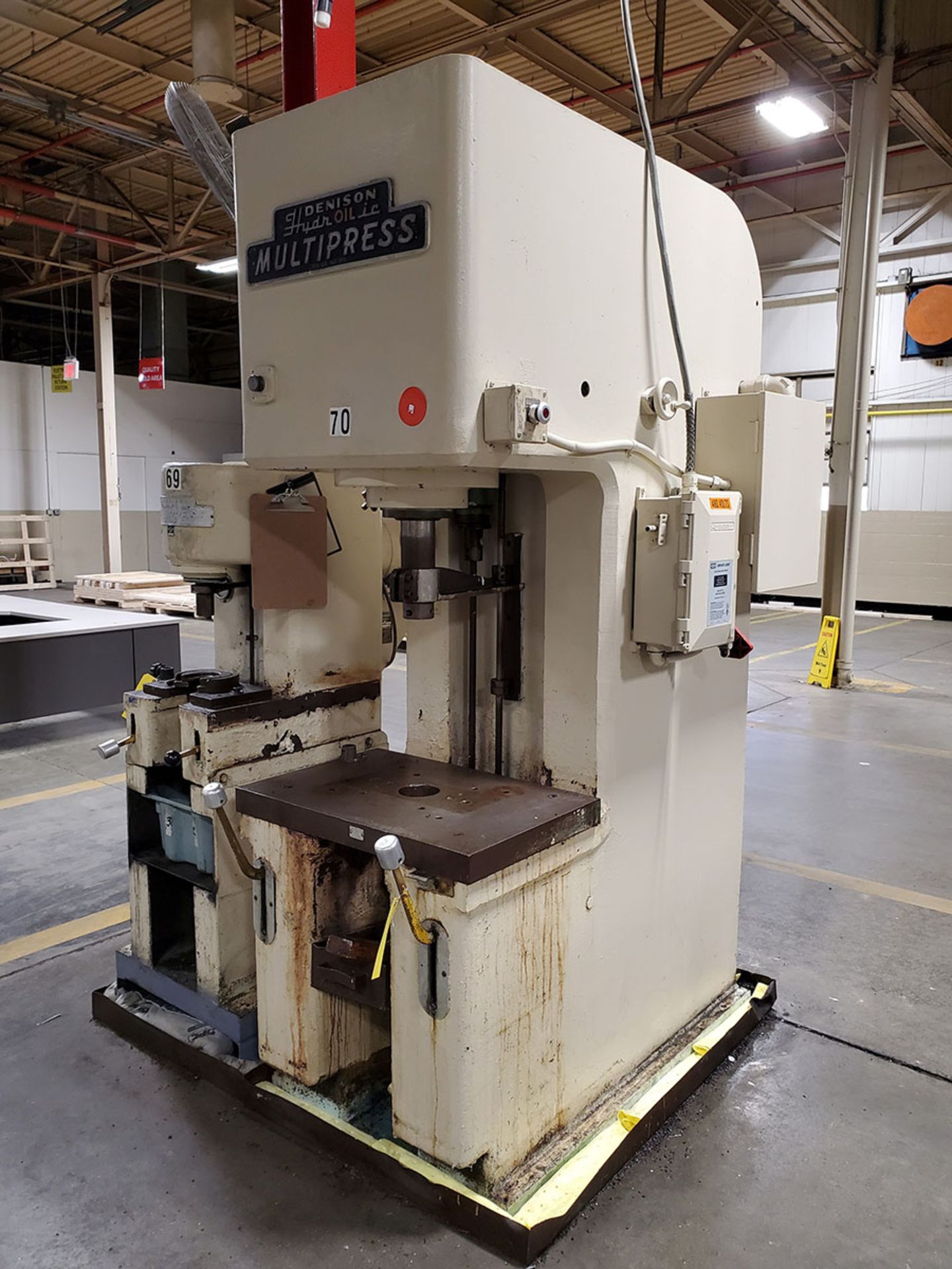 DENISON HYDRAULIC MULTIPRESS 25-TON CAPACITY; MODEL KA25C92D13A104, SN 21660D-14717-P20