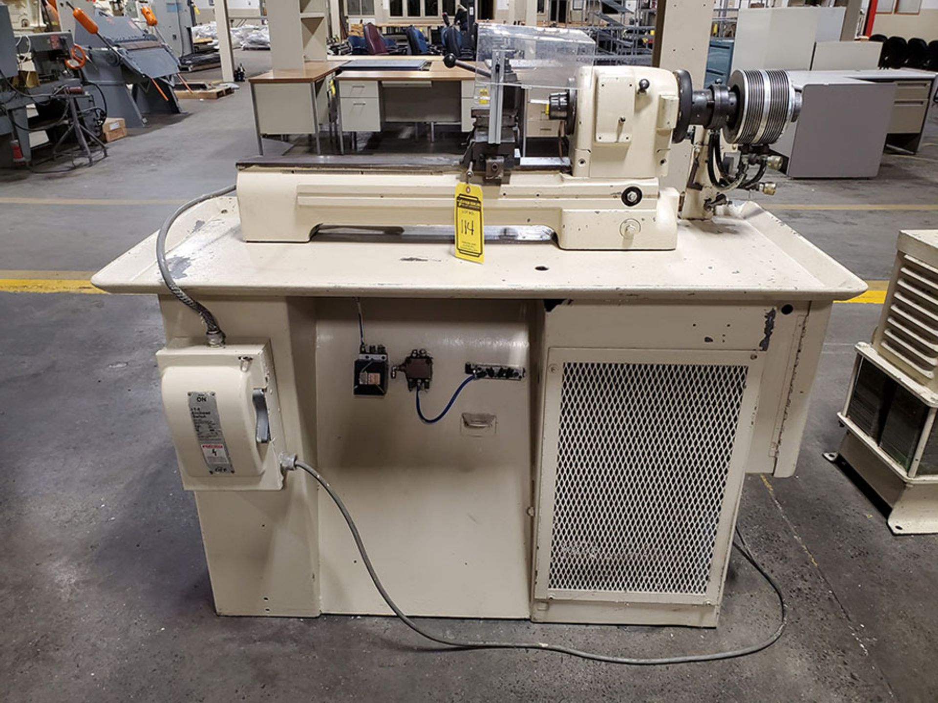 HARDINGE SUPER PRECISION HORIZONTAL LATHE; MODEL DV59, 2-HP, 60-HZ, 3-PHASE