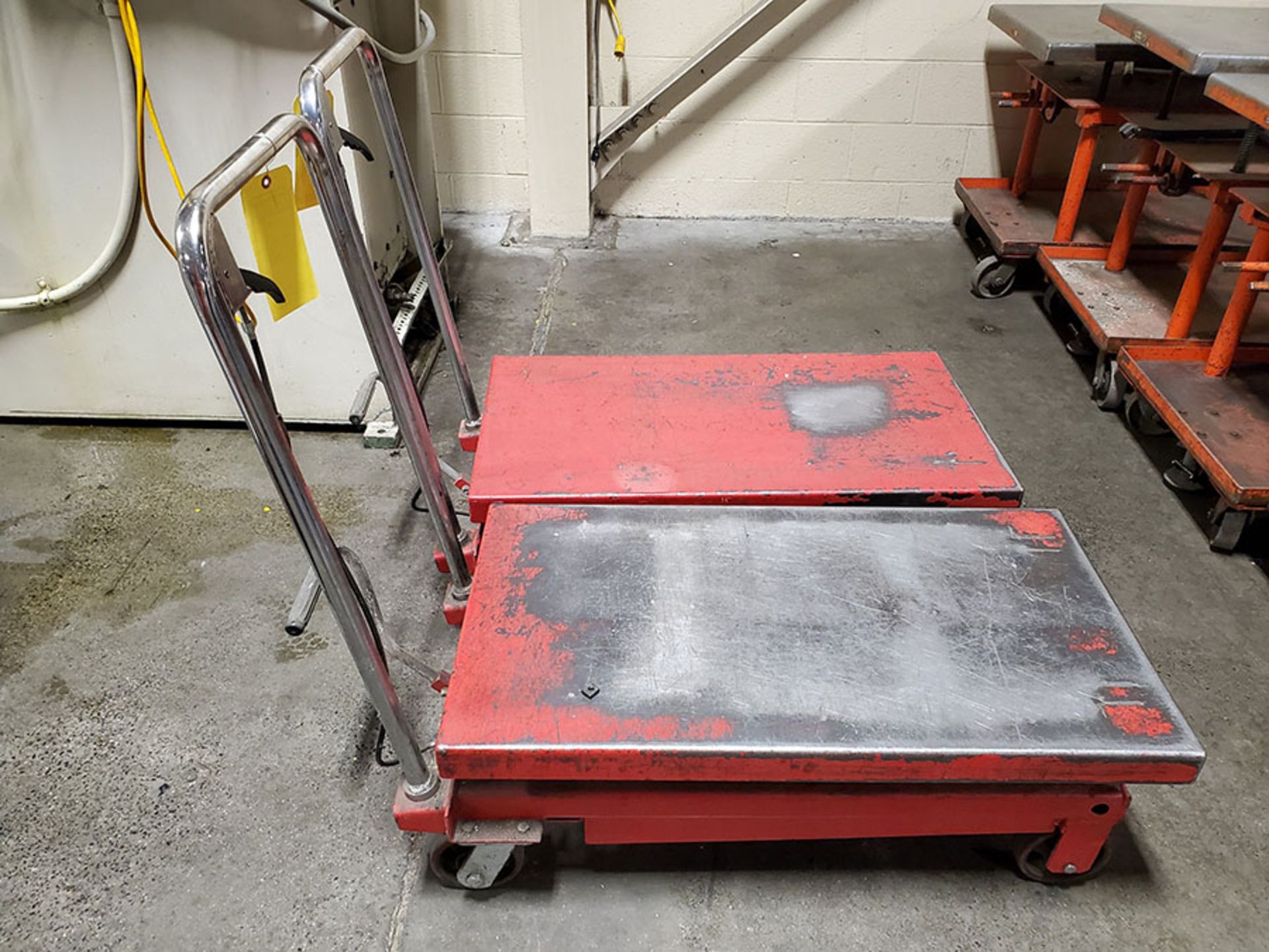 LOT OF (2) HYDRAULIC SCISSOR LIFT DIE CARTS - Image 2 of 5