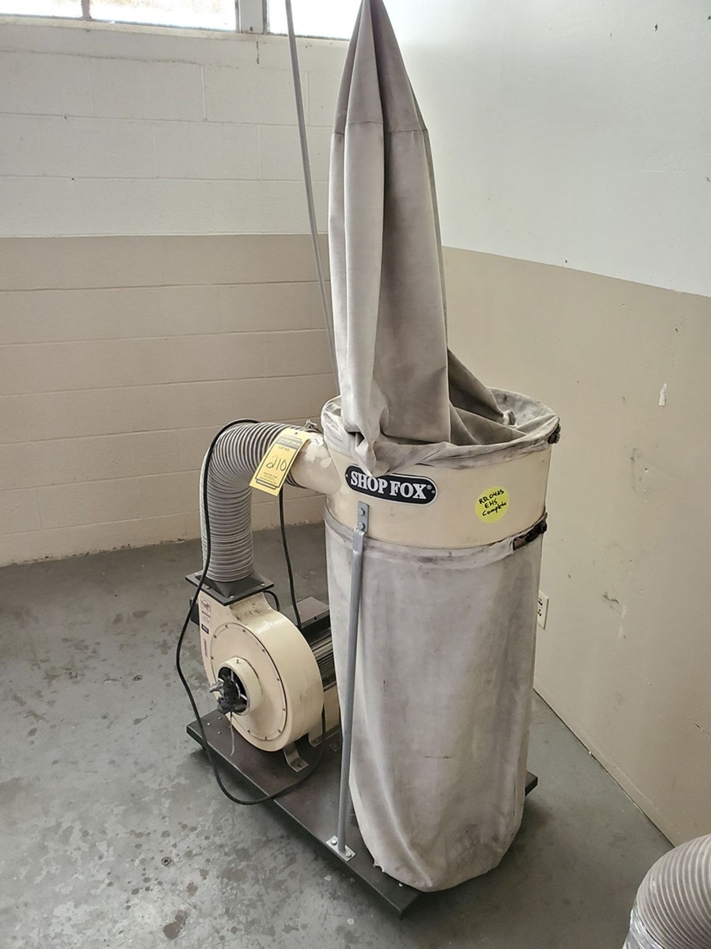 SHOP FOX PORTABLE 1 1/2 HP DUST COLLECTOR; MODEL W1685 - Image 3 of 3