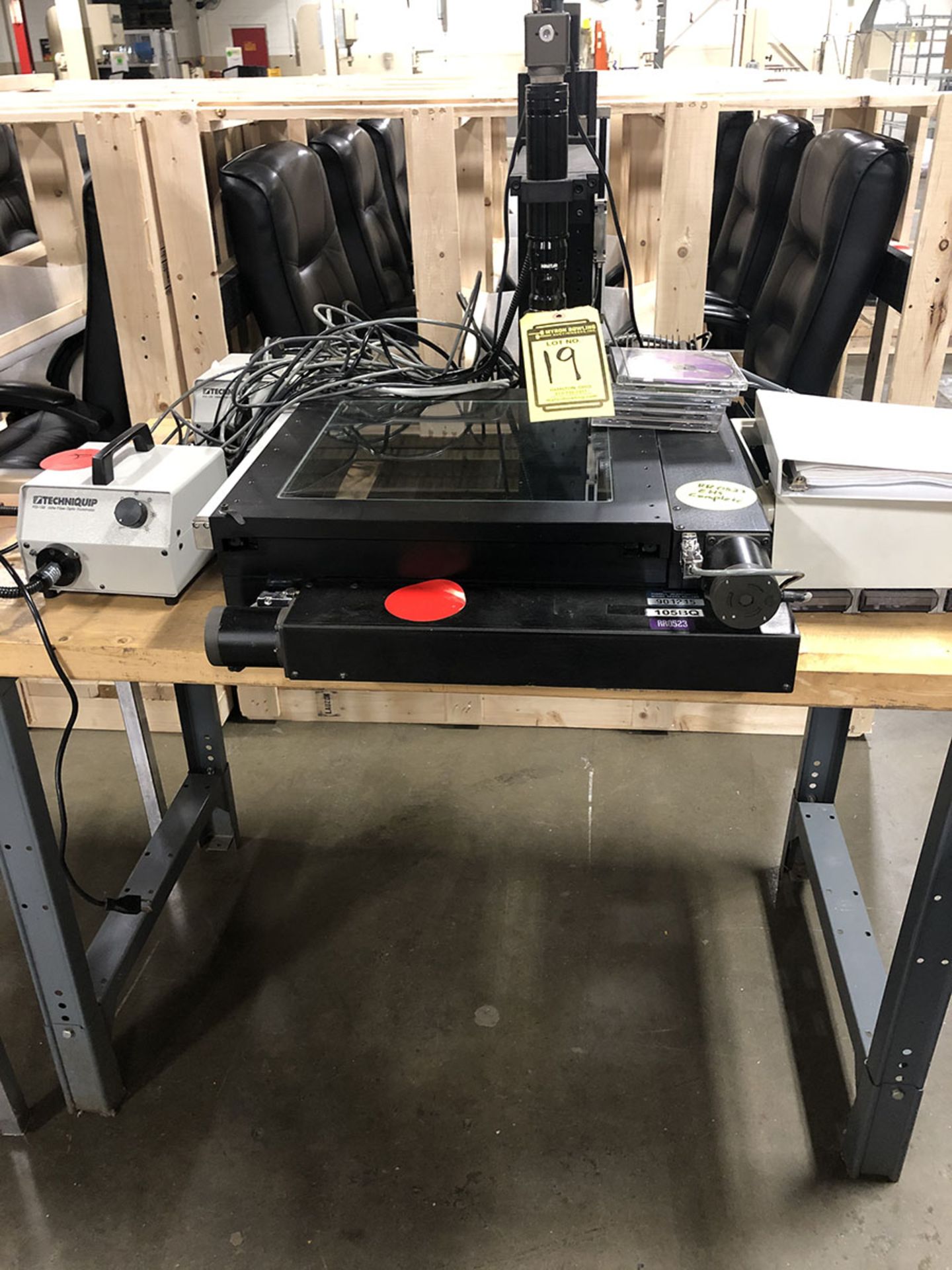 VISION X-VISION GAGE SYSTEM; 12'' X 12'', MODEL FULL CNC, S/N 1017081, ON TABLE