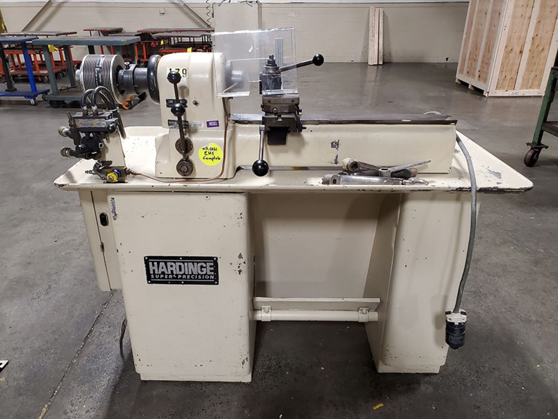 HARDINGE SUPER PRECISION HORIZONTAL LATHE; MODEL DV59, 2-HP, 60-HZ, 3-PHASE - Image 5 of 6