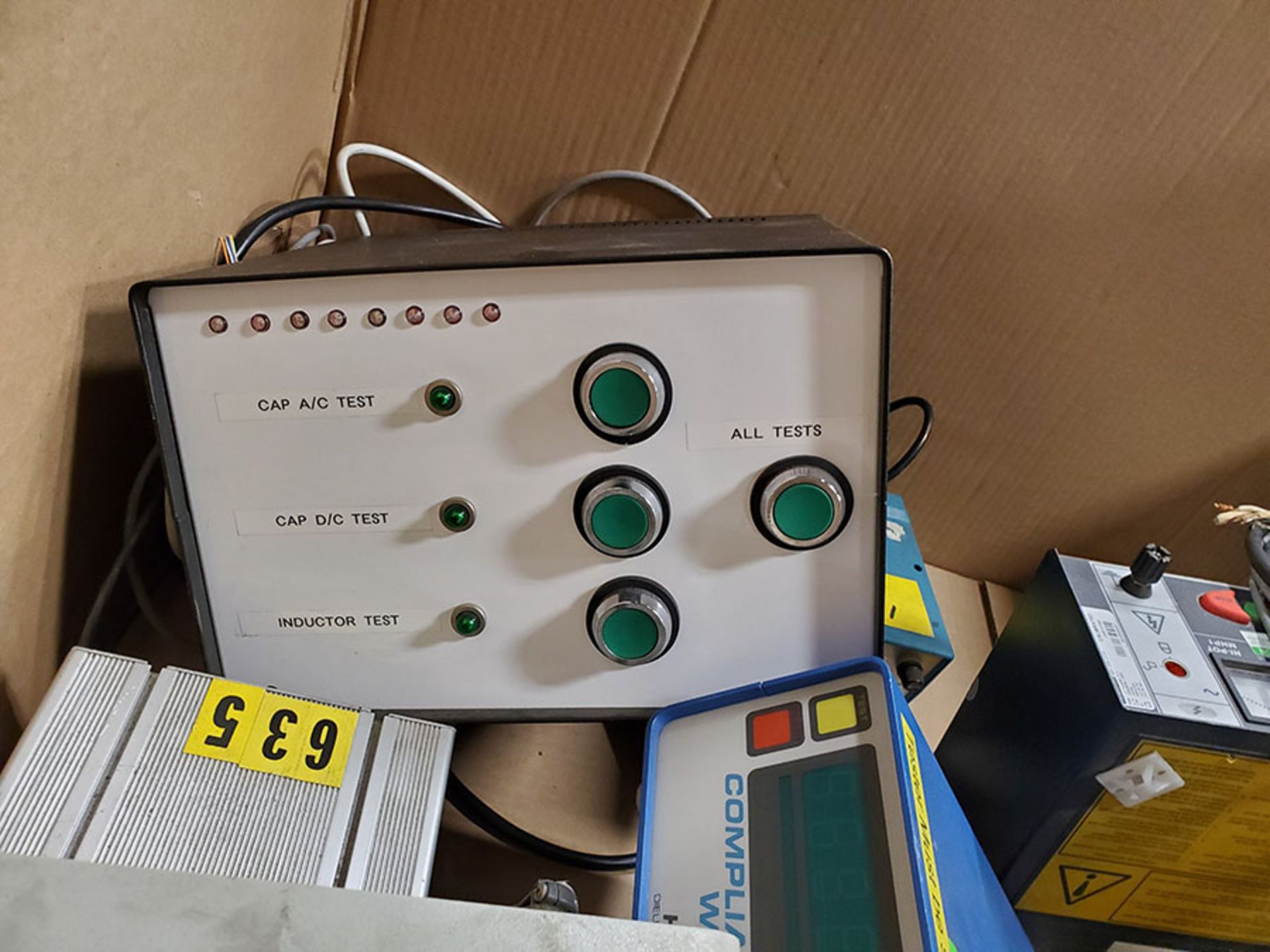 BOX OF ASSORTED METERS & ELECTRICAL CONTROL TESTERS - Image 2 of 7