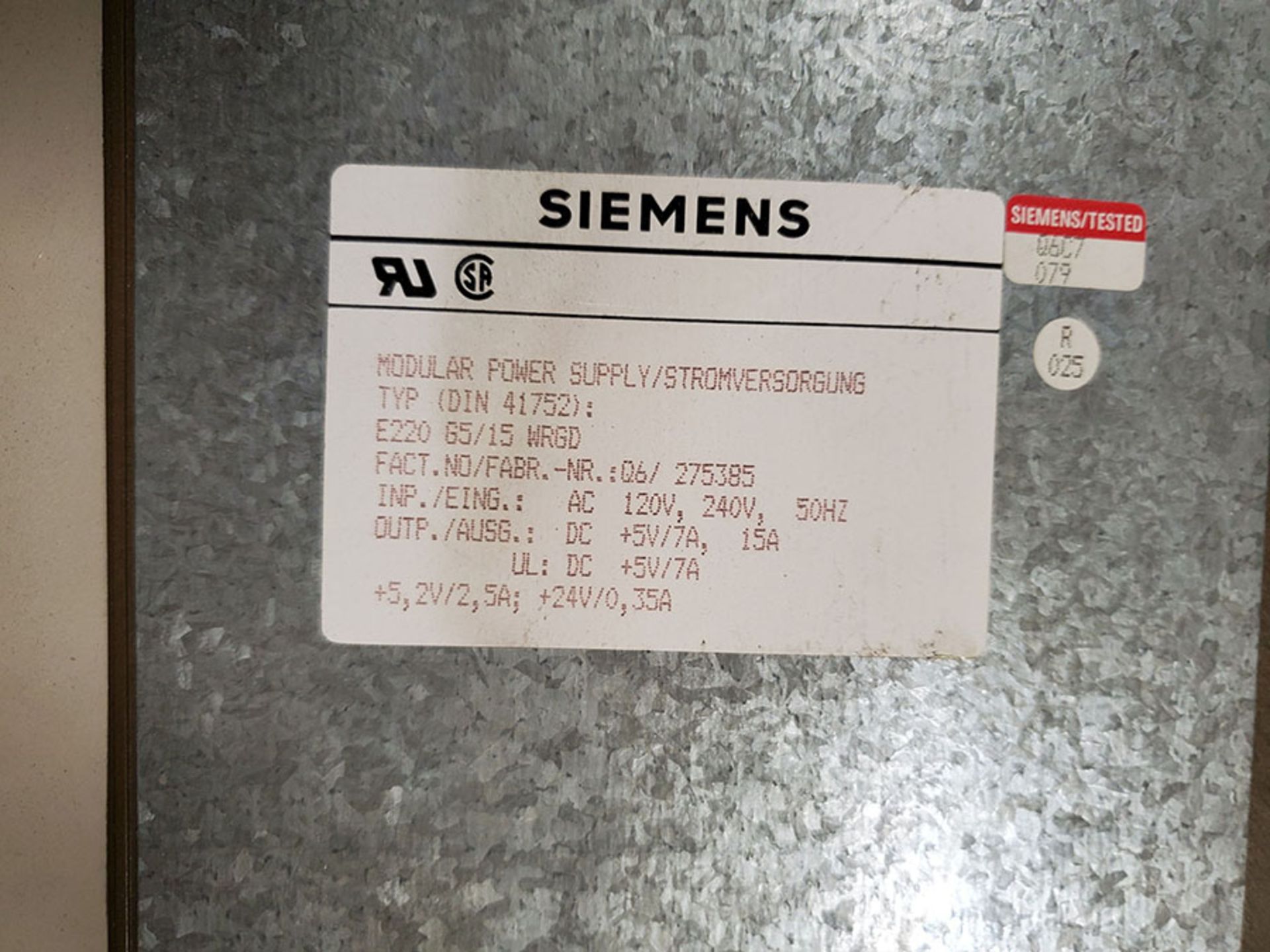 SKID OF SIEMENS INJECTION MOLDING MACHINE PARTS; MOTHER BOARD, CPU CARD, INPUT & OUTPUT - Image 7 of 9