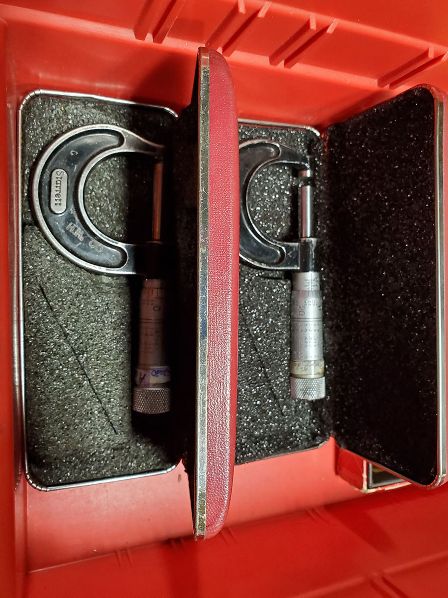 LOT OF (4) STARRETT OUTSIDE DIAL POINT MICROMETERS - Image 3 of 3