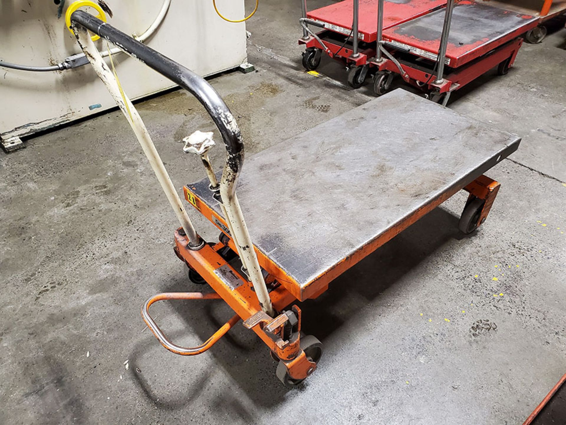 BISHAMON HYDRAULIC SCISSOR LIFT DIE CART - Image 4 of 6