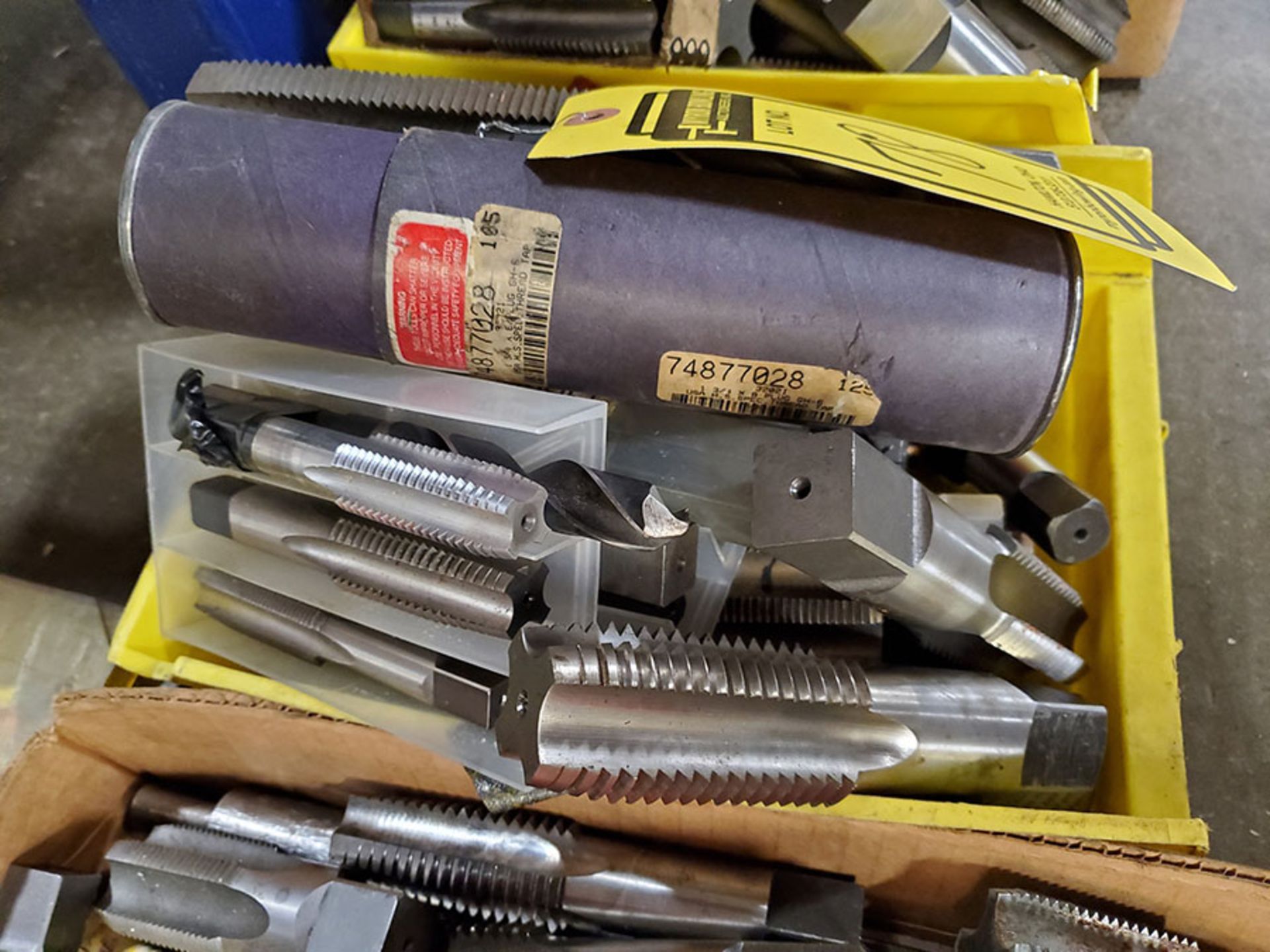 LOT OF ASSORTED TAPS, REAMERS, AND DRILL BITS - Image 3 of 9