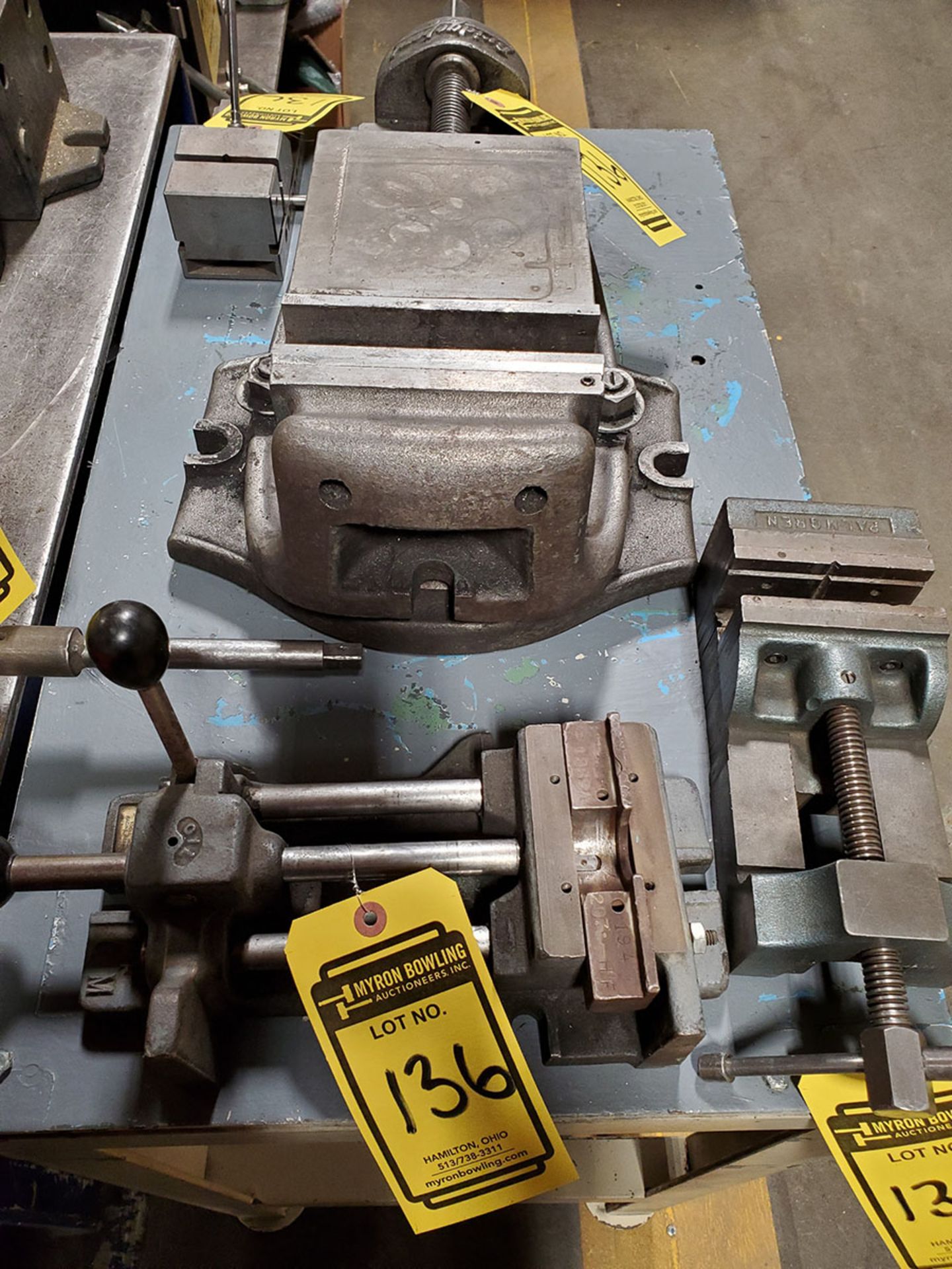 LOT OF (4) ASSORTED MACHINE VISES - Image 2 of 8