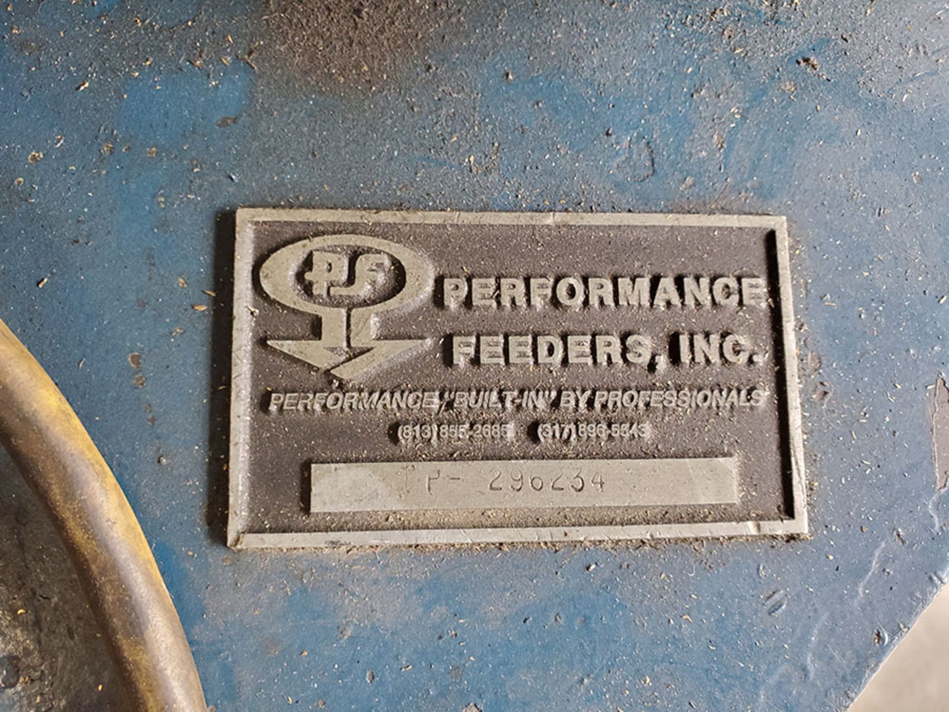 PERFORMANCE FEEDER; S/N P-296234, VIBRATORY FEEDER CONTROLLER BOWL FEEDER - Image 5 of 6