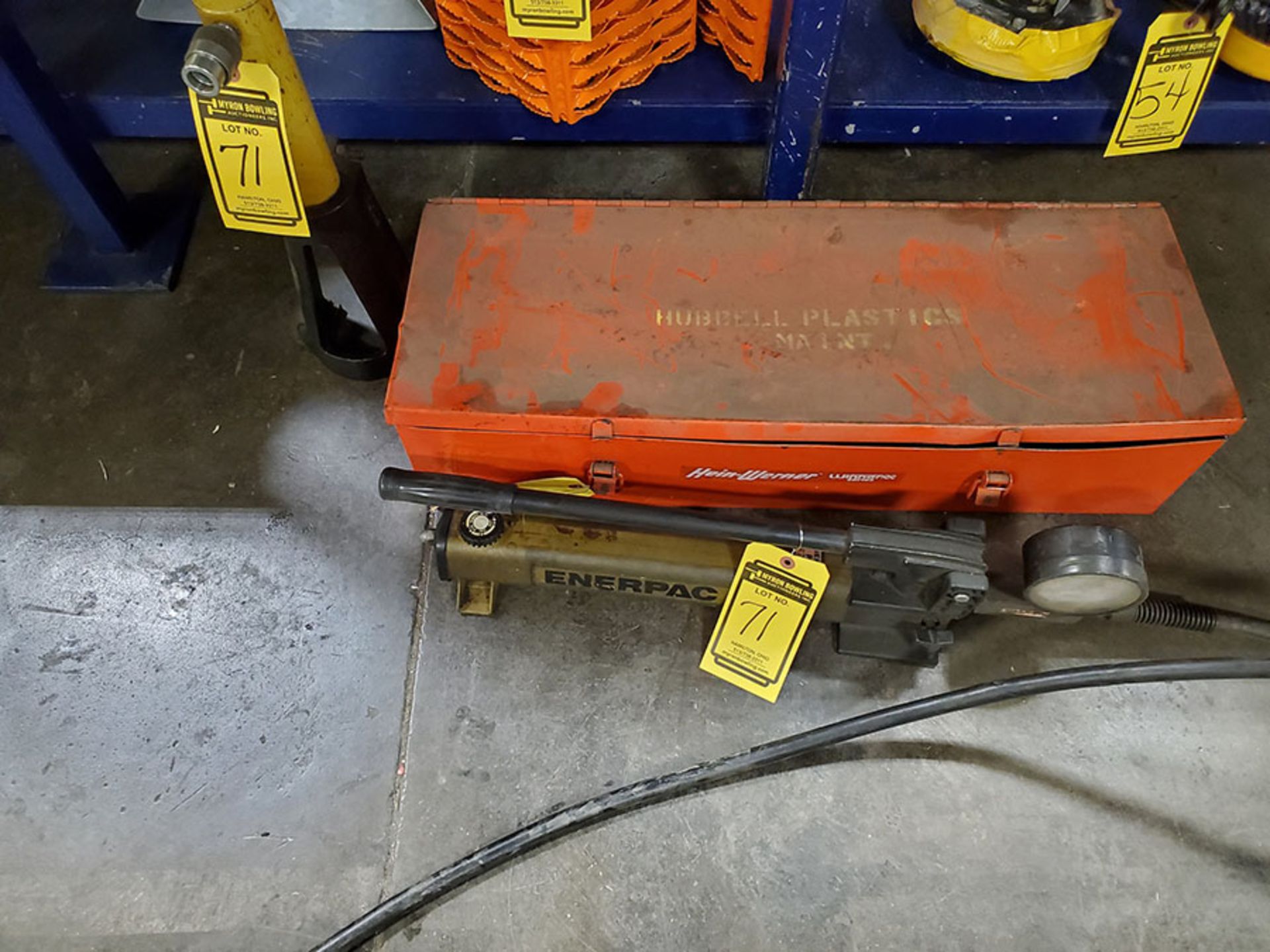 ENERPAC & HEIN WERNER HYDRAULIC RAM SETS