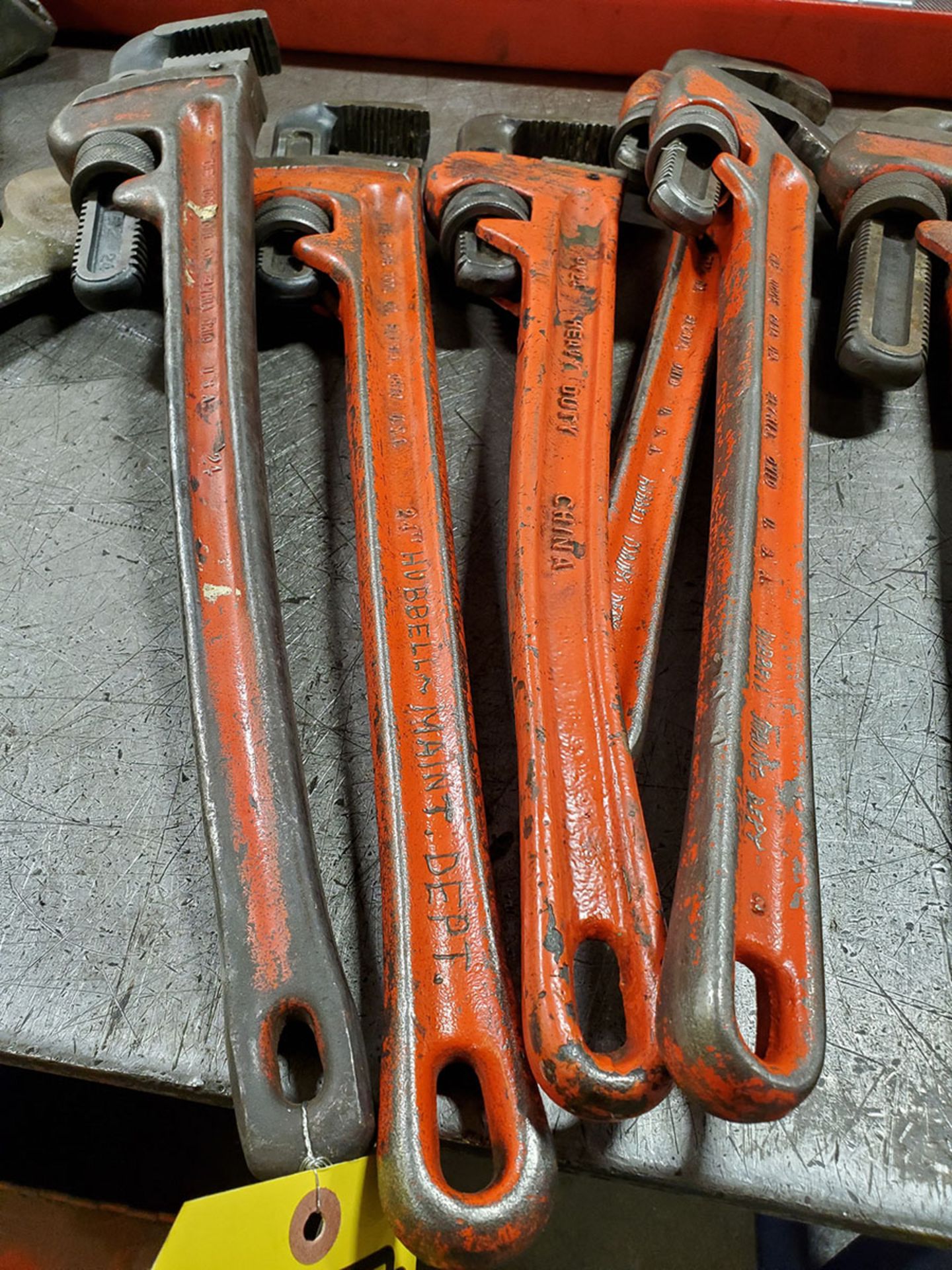 LOT OF (5) RIDGID PIPE WRENCHES - Image 4 of 4