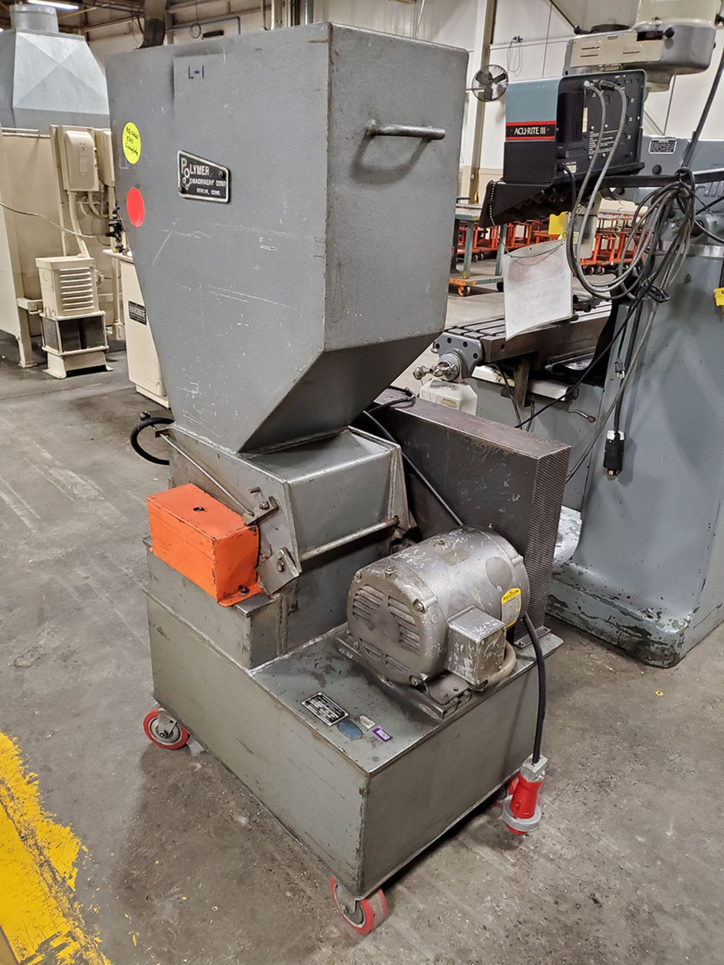 POLYMER POLY GRINDER; MODEL 912SPL, S/N 91228779SPL, 3-PHASE, 10-HP - Image 3 of 6