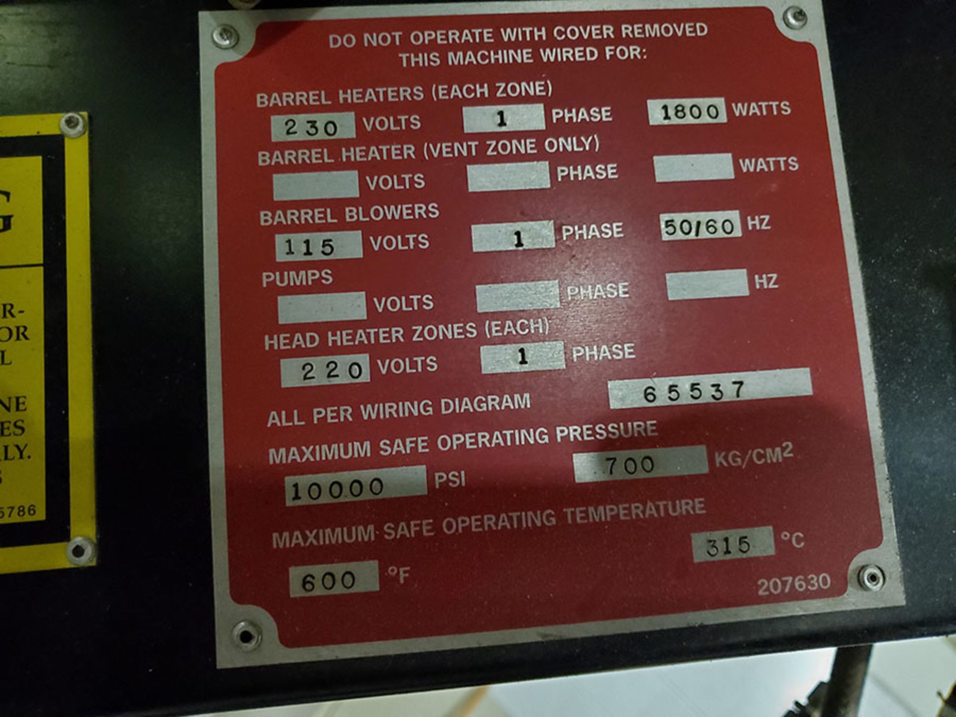 DAVIS STANDARD THERMATIC PLASTIC CO-EXTRUDER; MODEL DS-10, S/N 0-5773 - Image 4 of 6