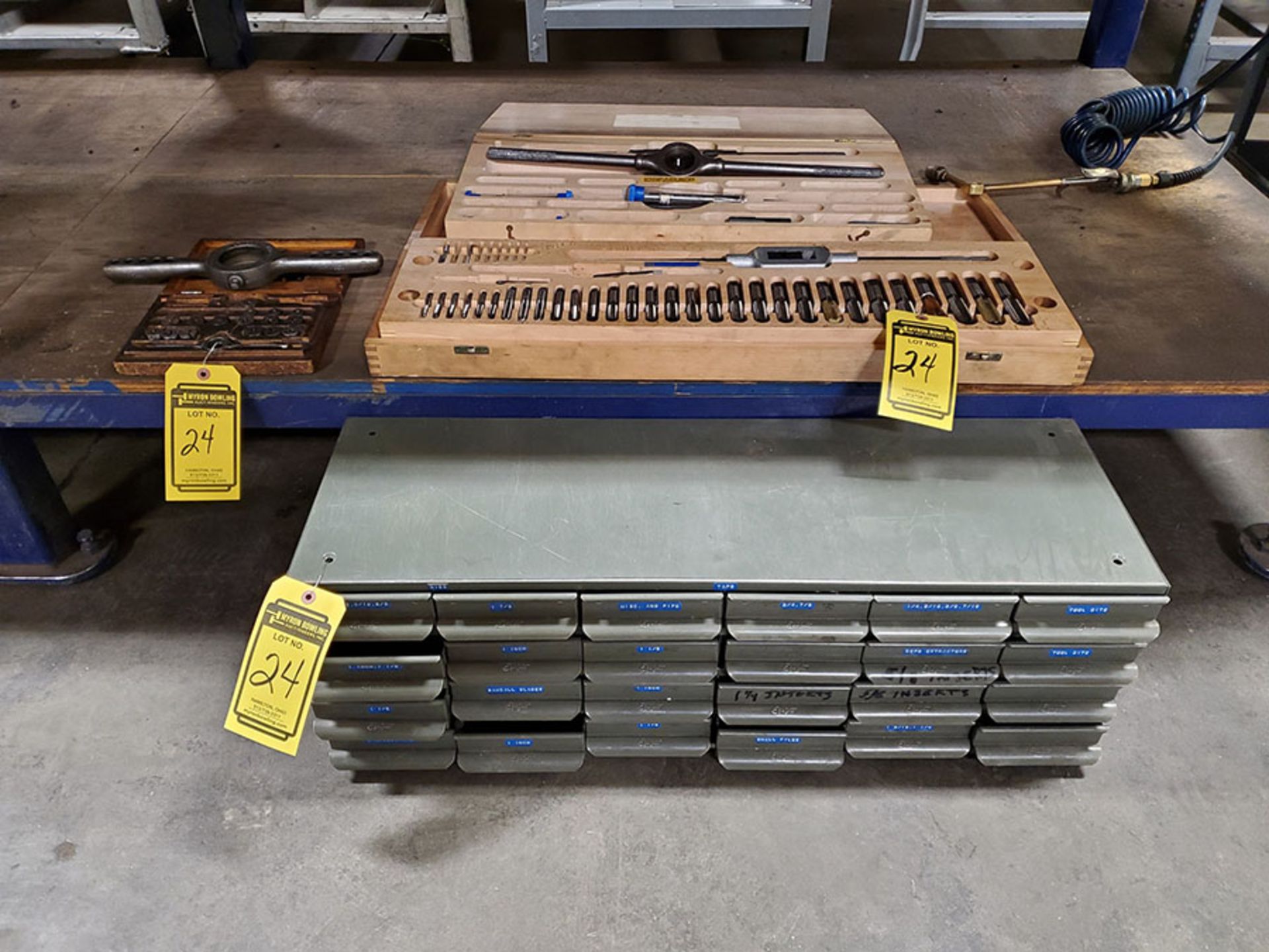 LOT OF (3) TAP AND DIE SETS