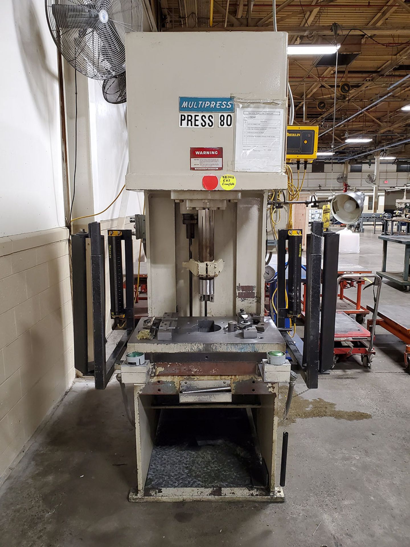 DENNISON ABEX MULTIPRESS 35-TON CAPACITY; MODEL FL35-30HC0592E-HWI CR4516, S/N 24442, 3,665 MAX PSI, - Image 3 of 15