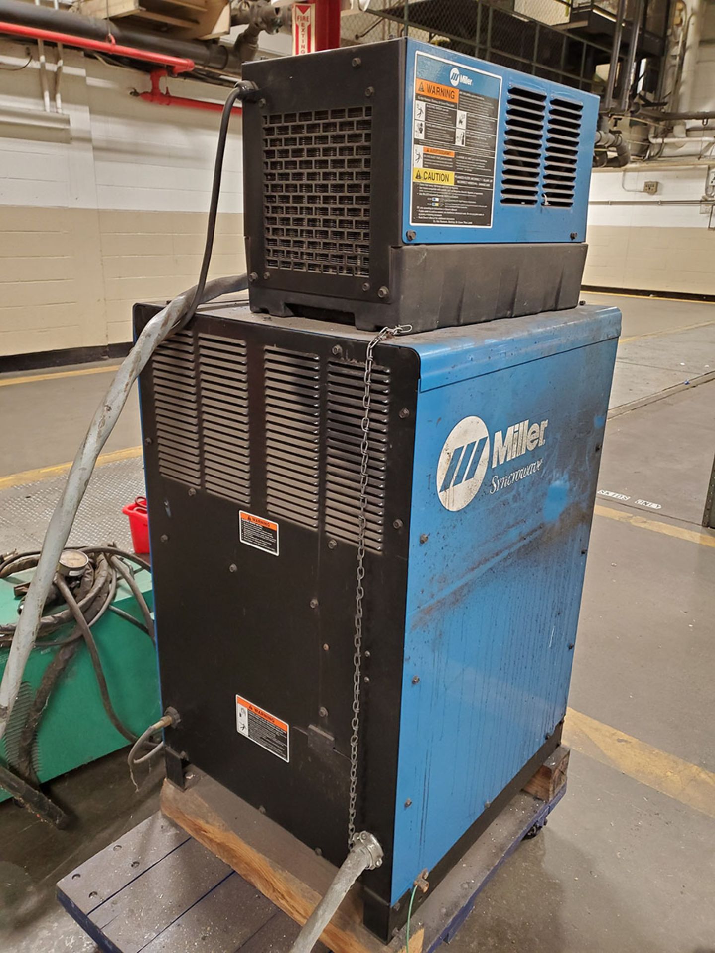 MILLER SYNCROWAVE 350LX CC/AC/DC WELDER; S/N LA036274, SINGLE PHASE, HERTZ 50/60, WITH MILLER - Image 6 of 6