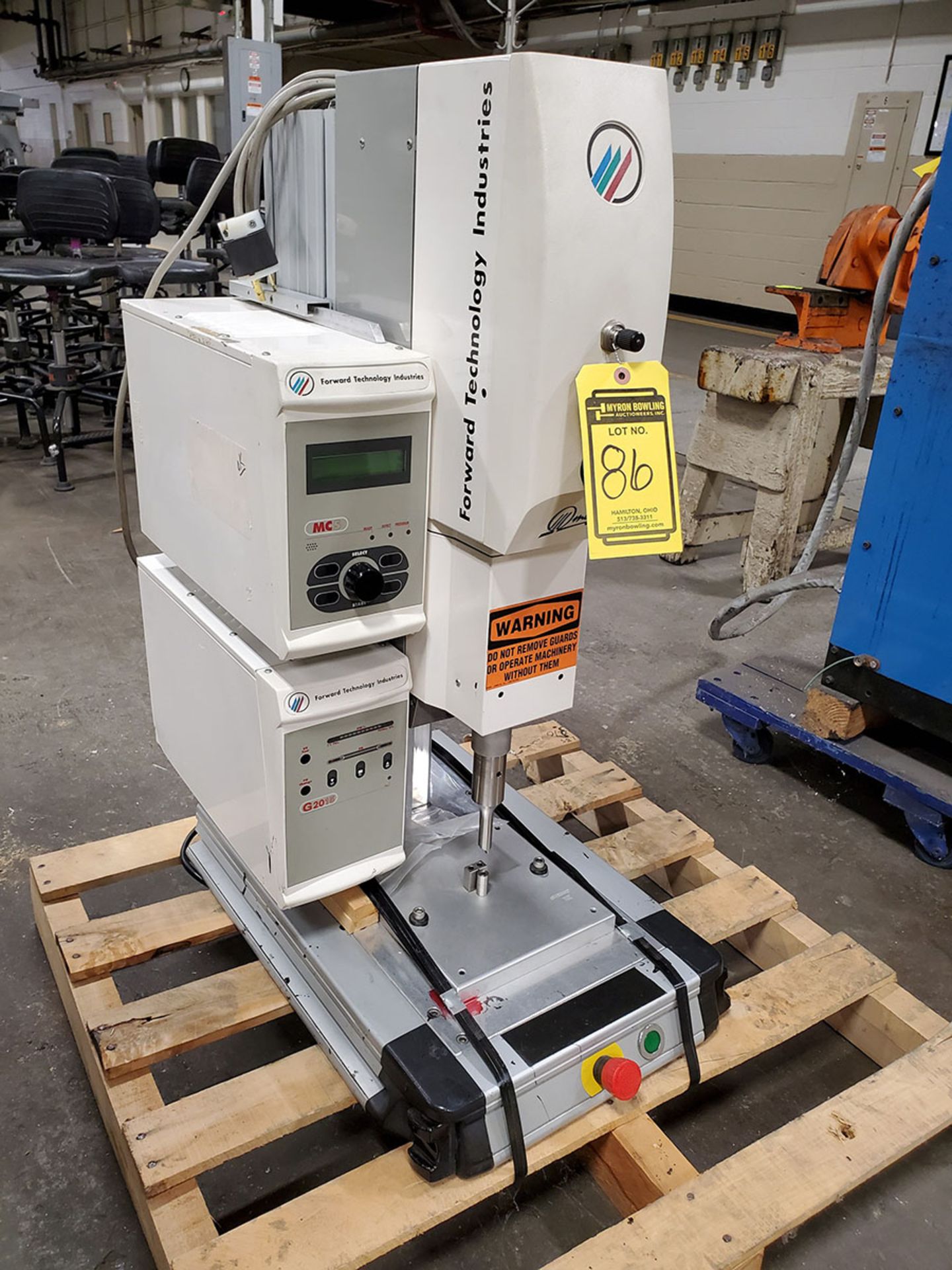FORWARD TECHNOLOGY INDUSTRIES ULTRA SONIC WELDER; TYPE MSO, NO. M606120149 & BRANSON 900 SERIES - Image 2 of 10