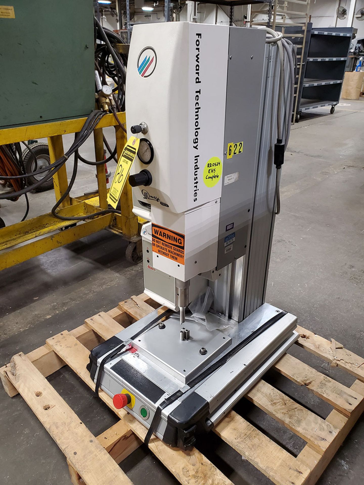 FORWARD TECHNOLOGY INDUSTRIES ULTRA SONIC WELDER; TYPE MSO, NO. M606120149 & BRANSON 900 SERIES