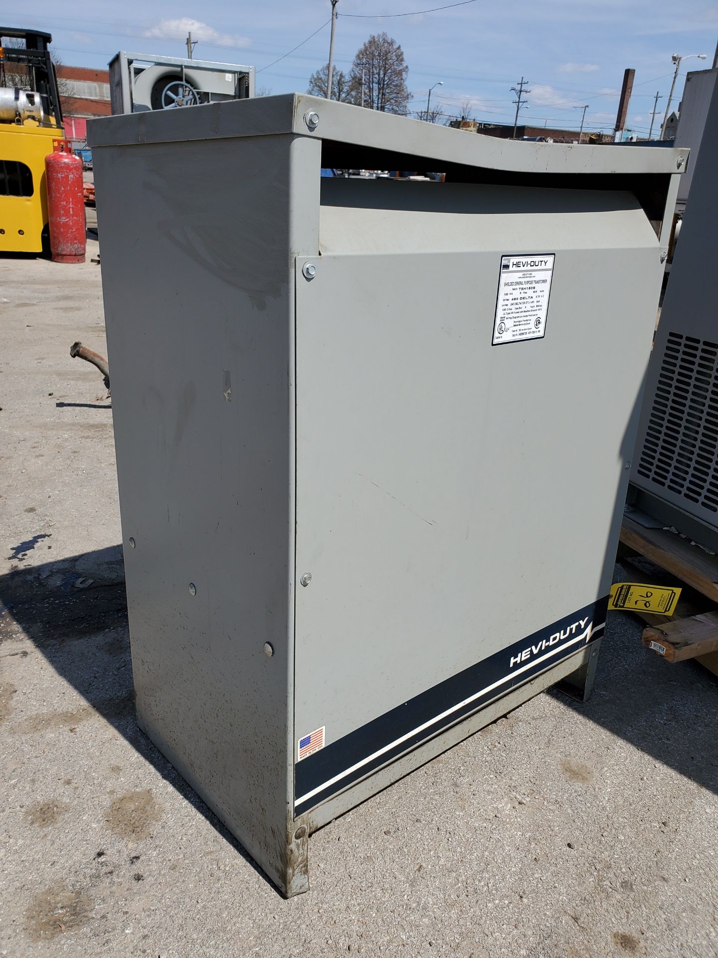 EGS TRANSFORMER 150 KVA, 240 V. / 120 V. L.R., 480 V H.R., CAT #T5H150S - Image 2 of 5