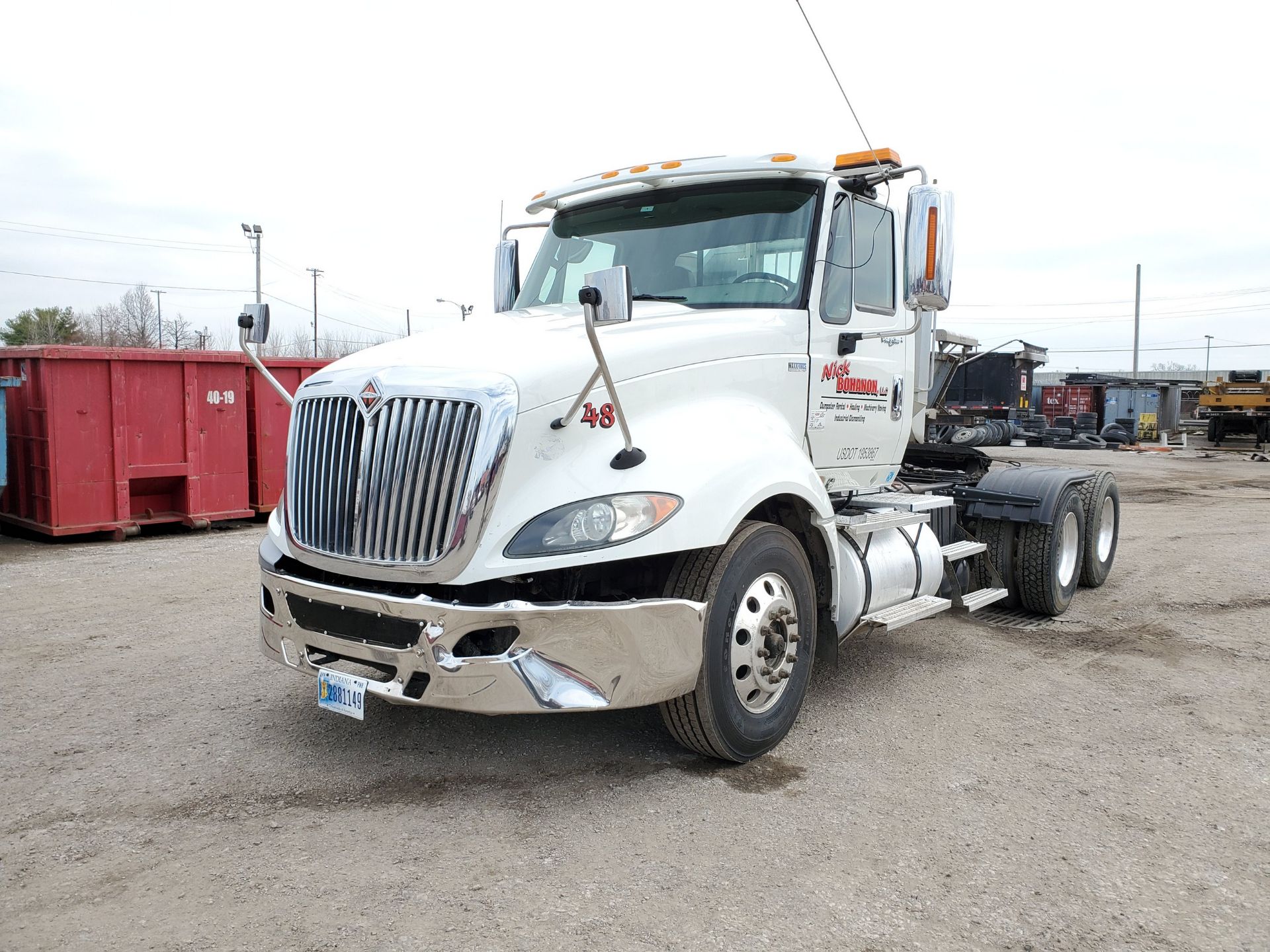 (2012) NAVISTAR INTERNATIONAL TRACTOR SEMI, VIN 1HSDJSJROCJ114576, EATON 13-SPEED TRANS., DUAL AXLE, - Image 10 of 22