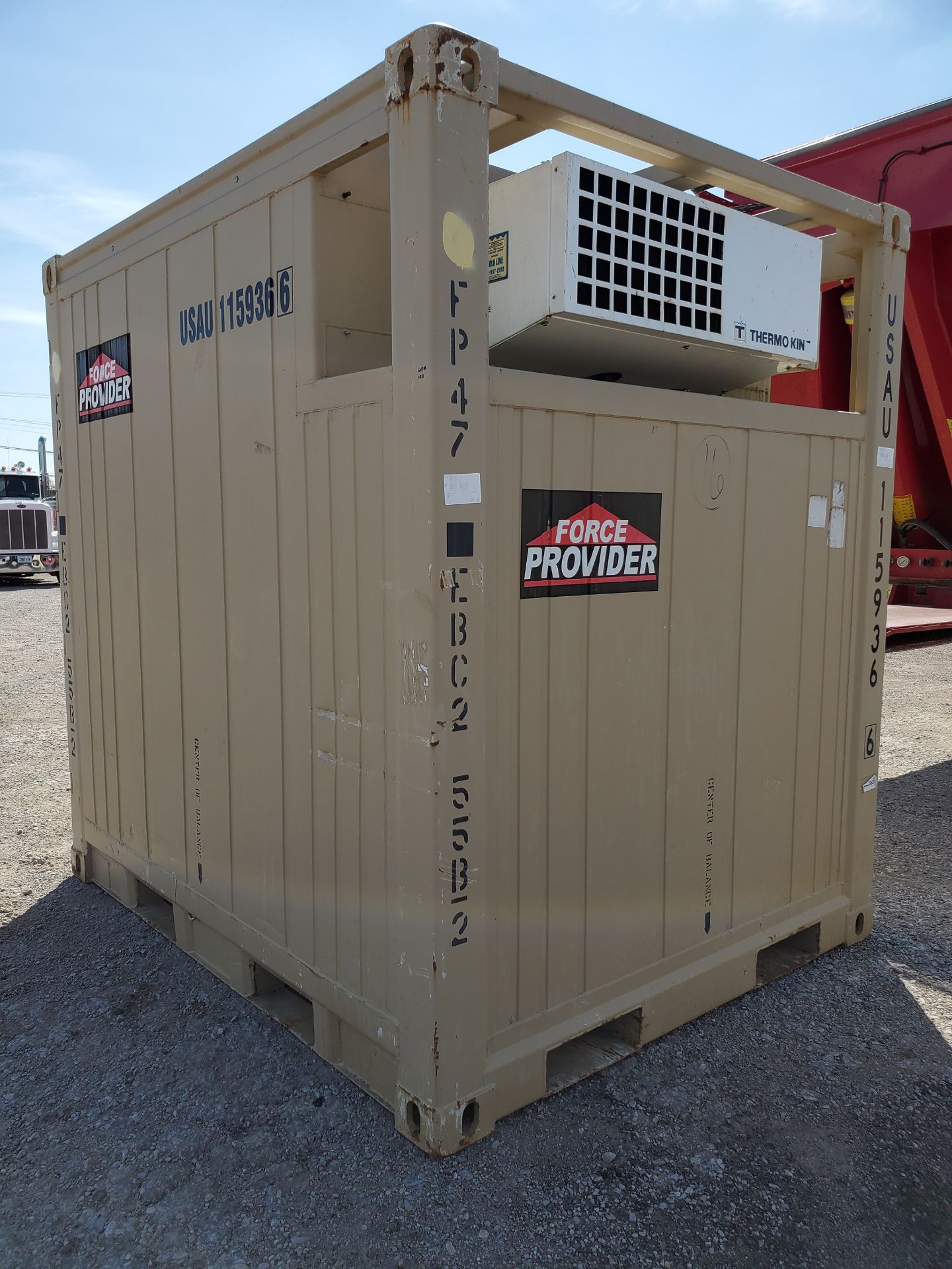 2009 FORCE PROVIDER REFRIGERATED CONTAINER 8' X 8' X 6.5', LESS THAN 200 HOURS - Image 8 of 11