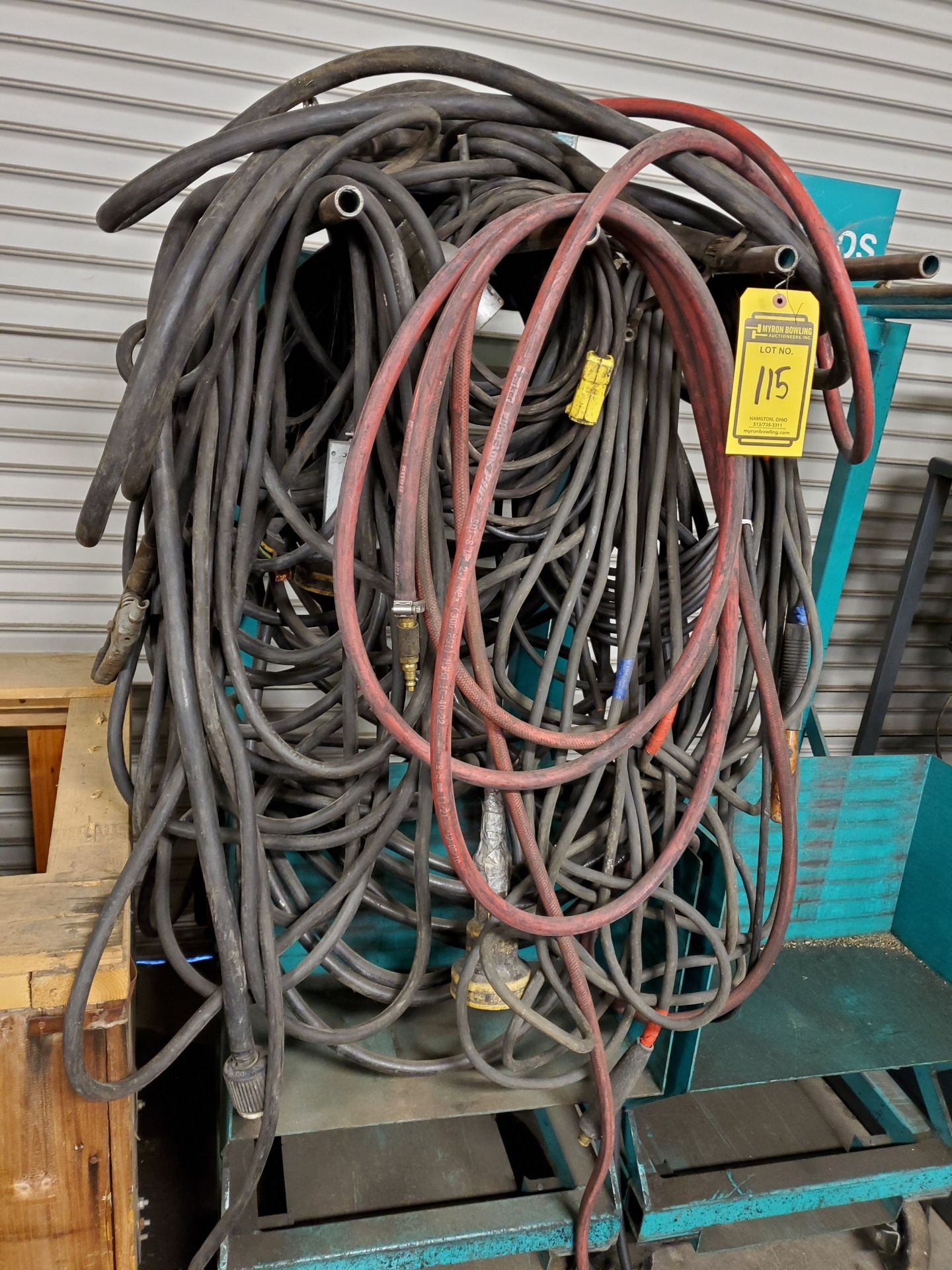 CAGE FULL OF HEAVY ELECTRICAL WIRE - Image 12 of 12