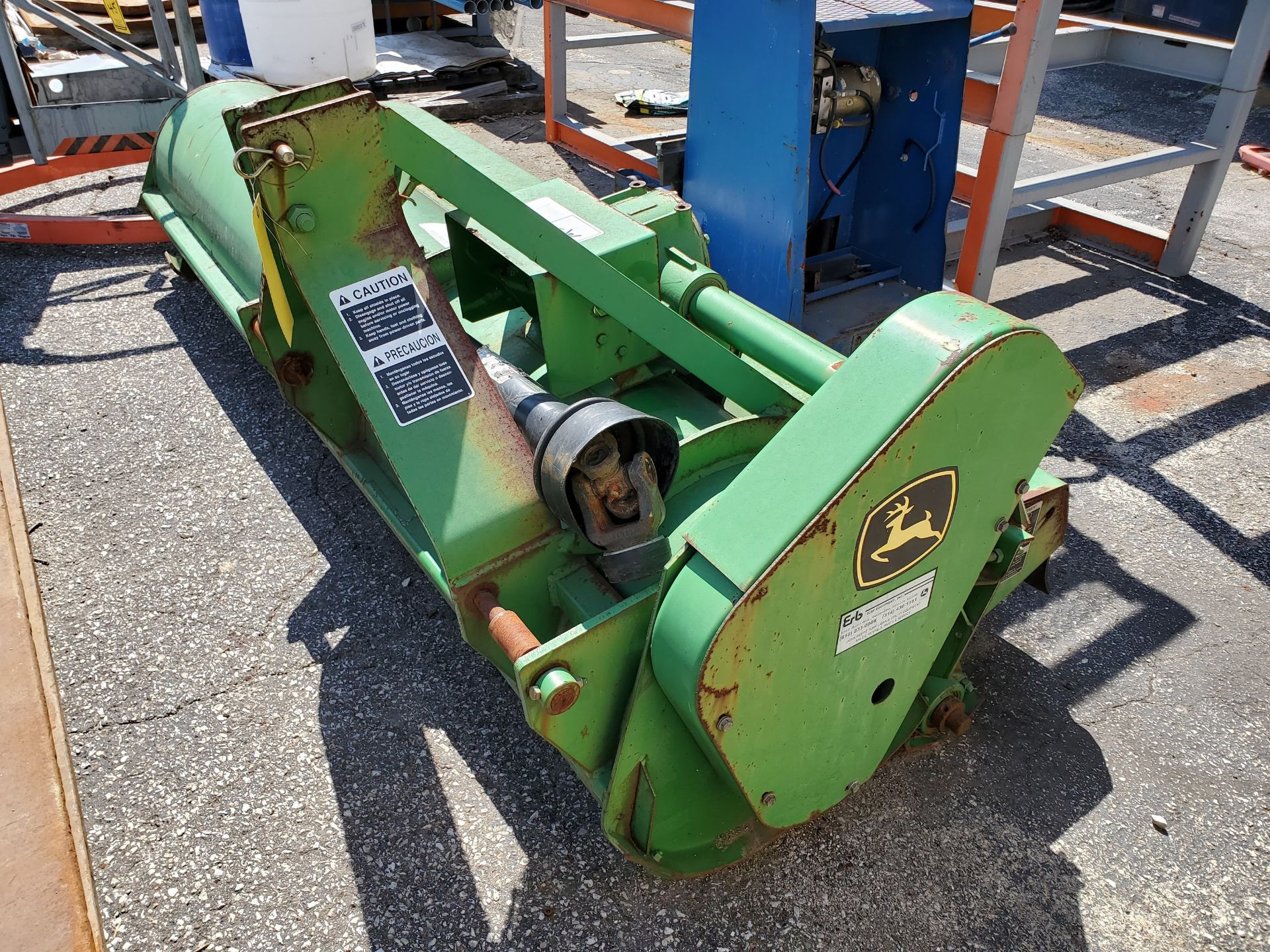 JOHN DEERE 390 OFFSET FLAIL MOWER, S/N 375ODSLANDSCP