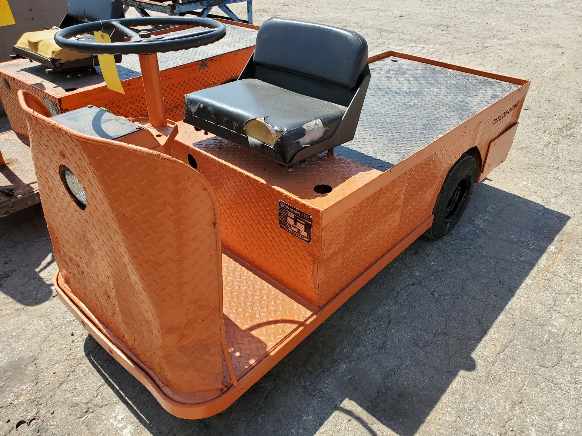 TAYLOR-DUNN PERSONNEL CART, 1400 LB. CAP., MODEL CO-014-342, S/N 173593 - Image 3 of 5