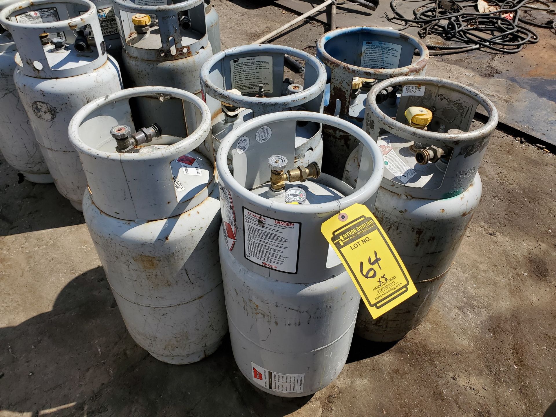 (5) 33# FORKLIFT PROPANE TANKS - Image 3 of 4