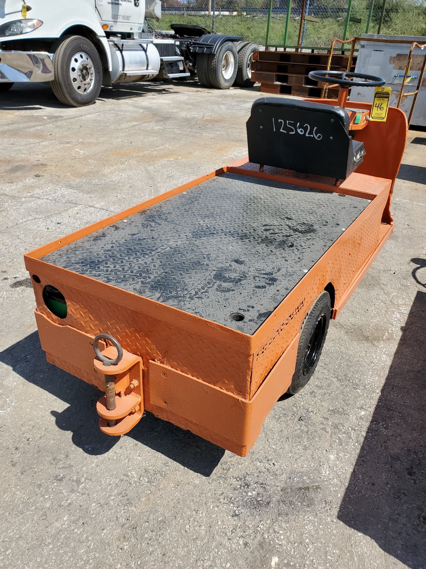 TAYLOR-DUNN PERSONNEL CART, 1400 LB. CAP., MODEL CO-014-342, S/N 173593 - Image 5 of 5