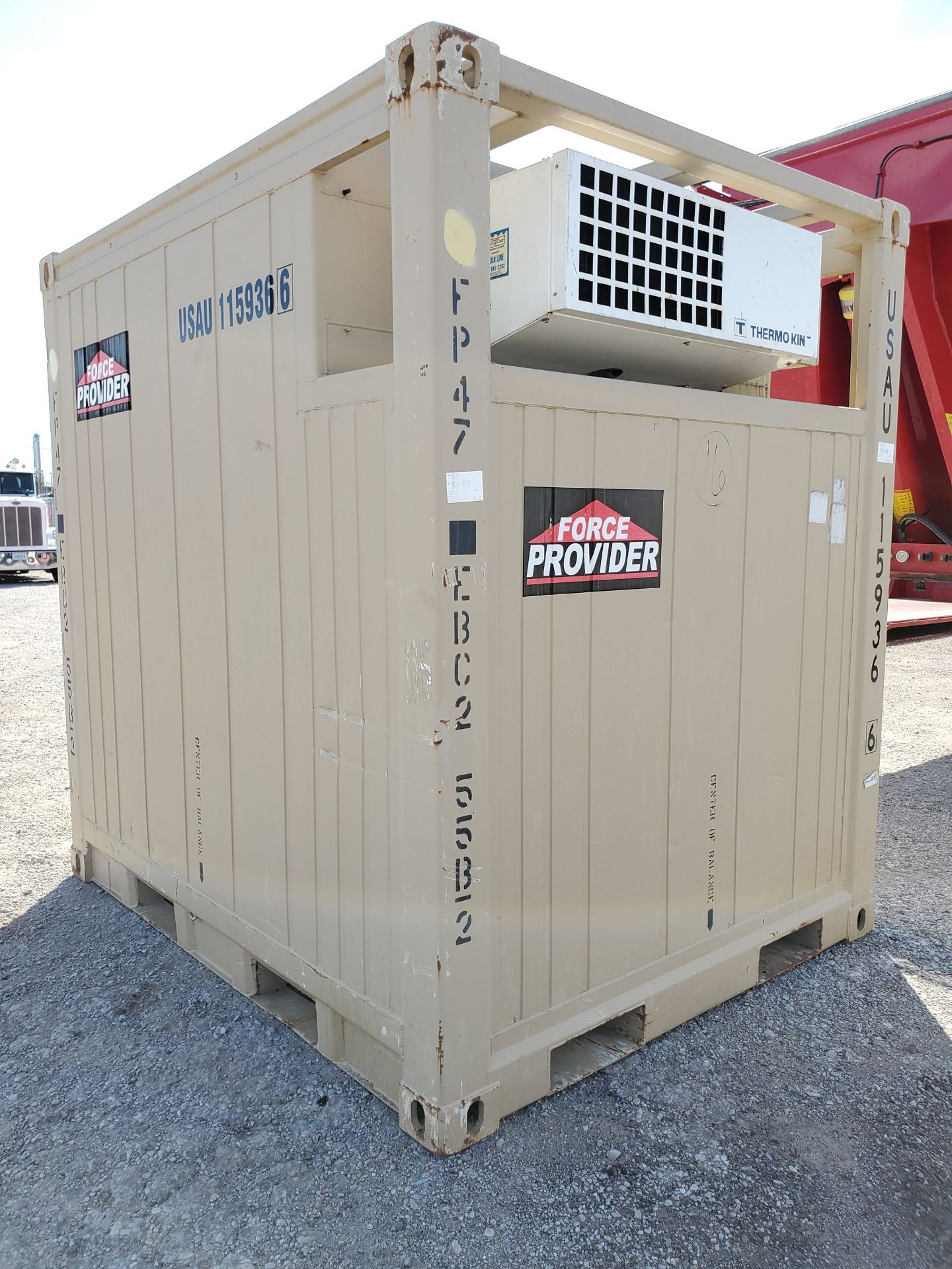 2009 FORCE PROVIDER REFRIGERATED CONTAINER 8' X 8' X 6.5', LESS THAN 200 HOURS - Image 9 of 11