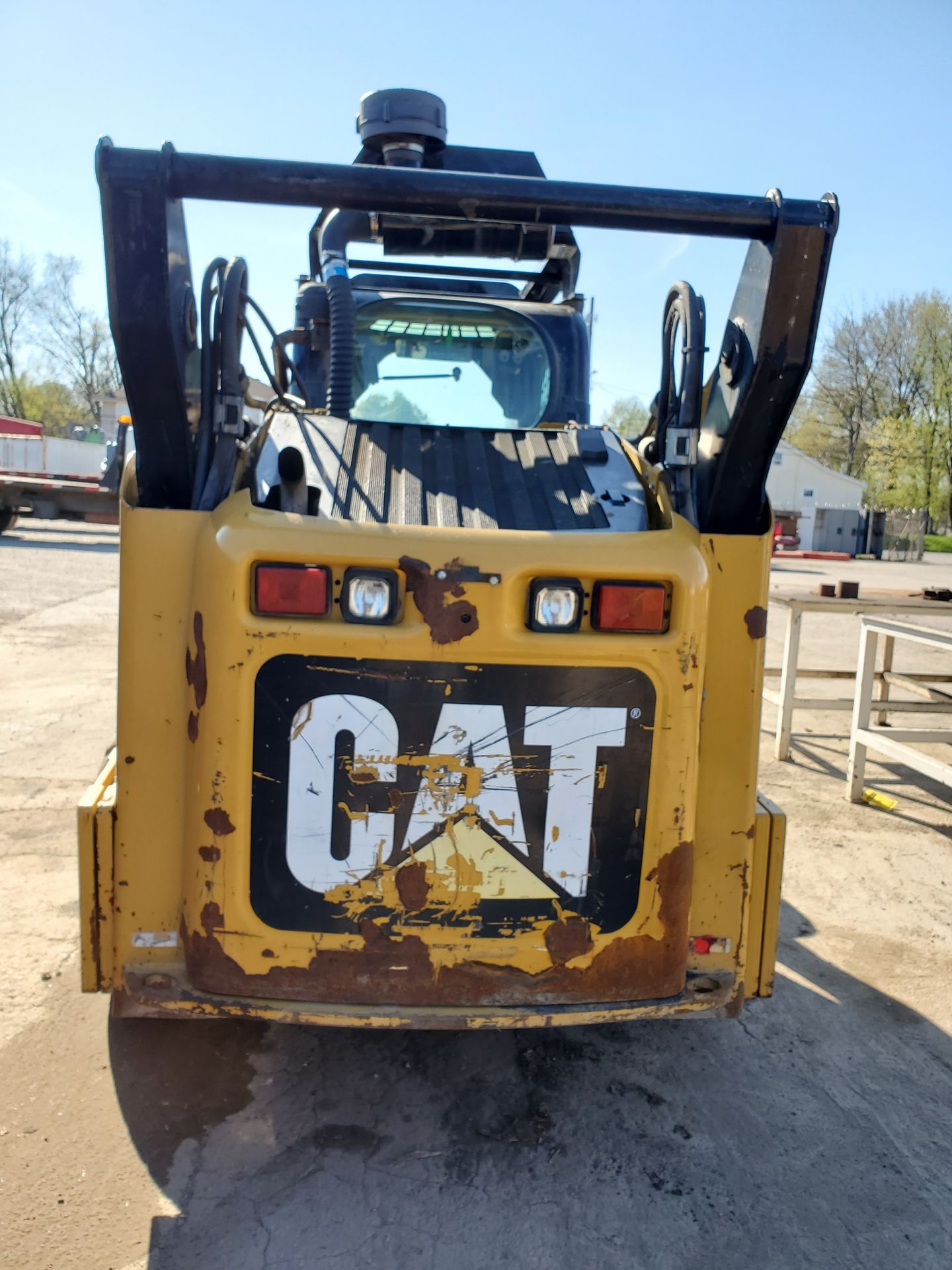 CATERPILLAR 272C SKID STEER, 2-SPEED, CAB HEAT, JOYSTICK CONTROLS, S/N CAT0272CPRED01959, 6,160 - Image 11 of 13