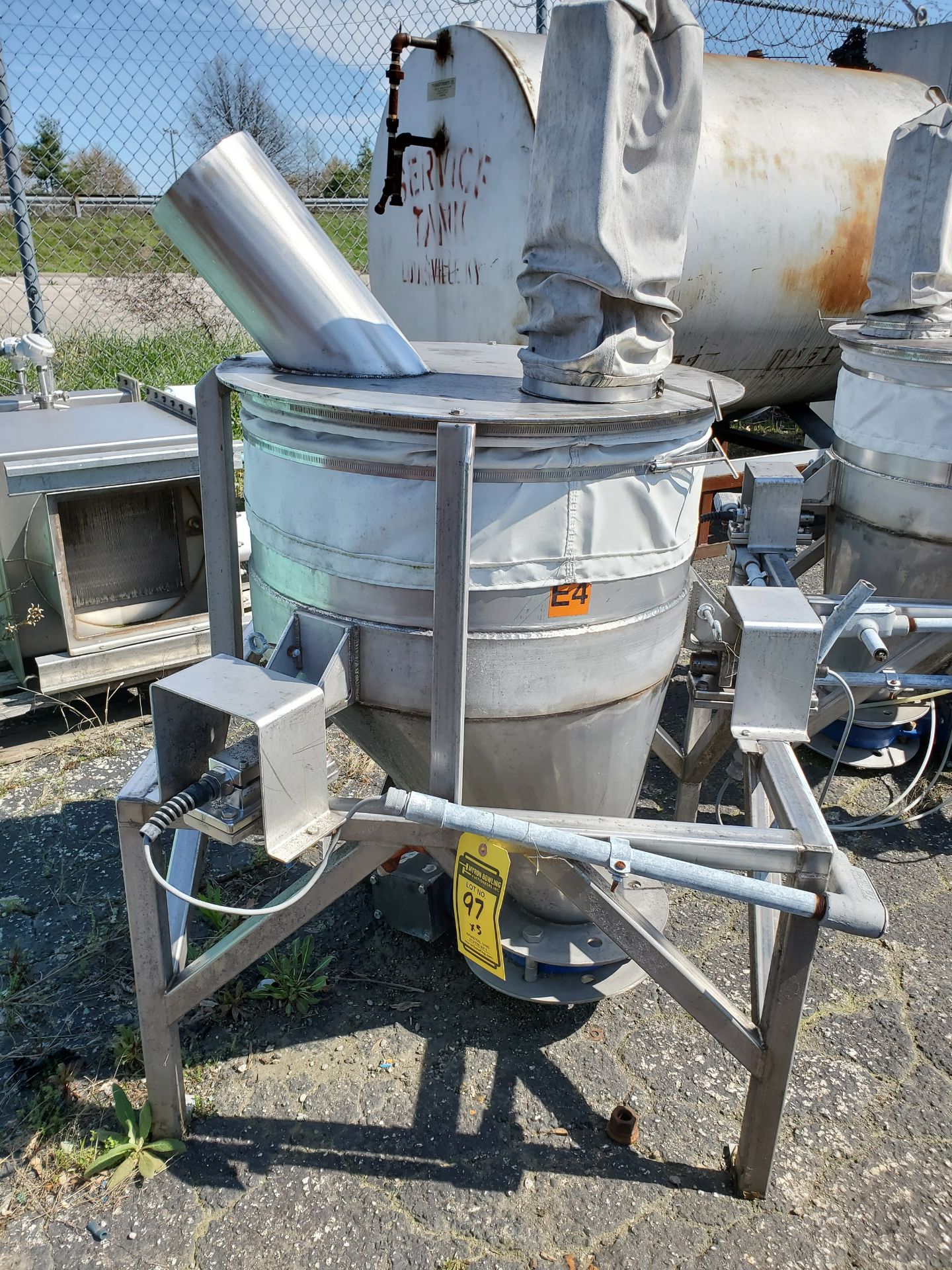 (3) STAINLESS STEEL HOPPERS - Image 2 of 5