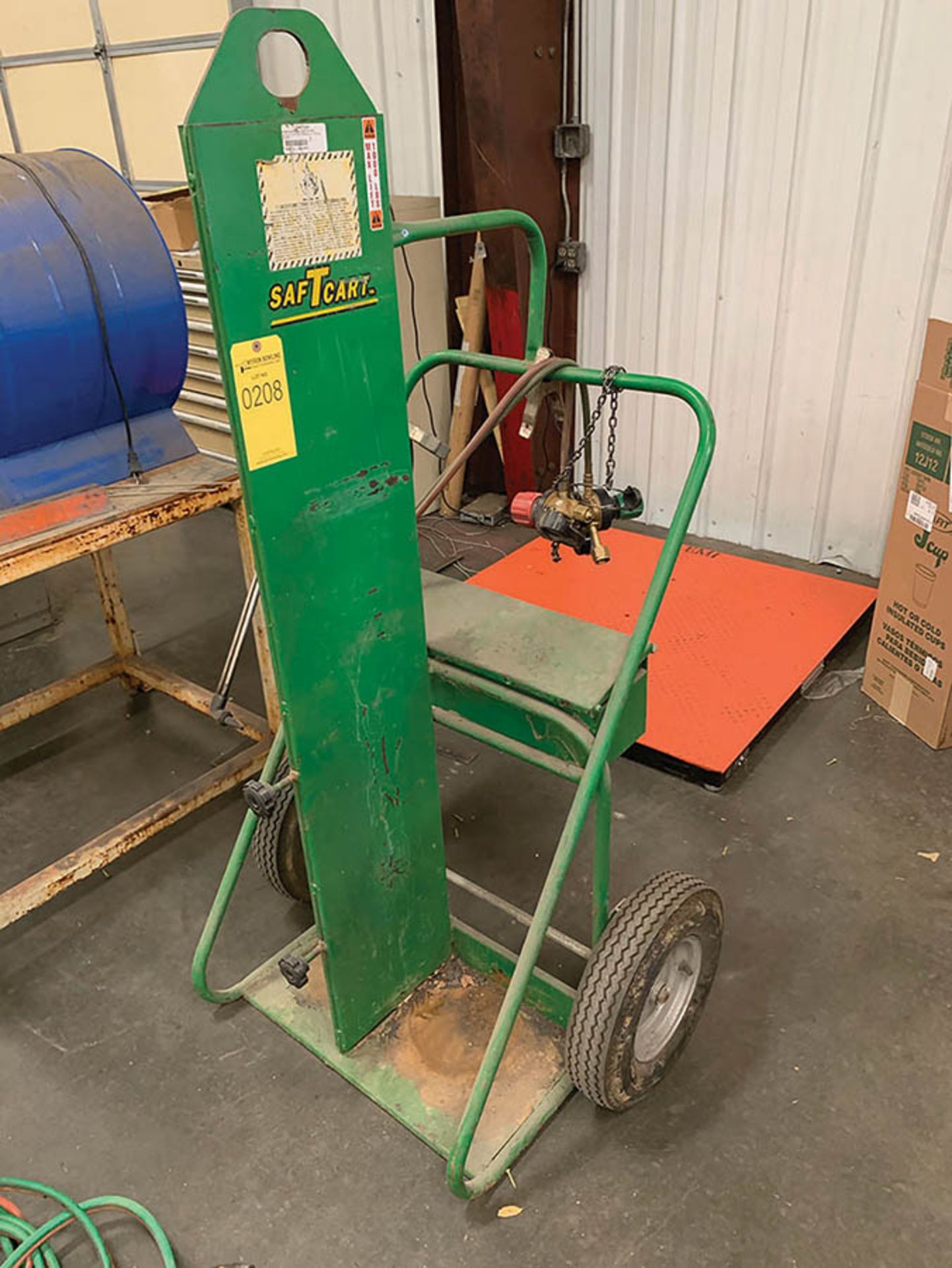 SAFE-T-CART OXYACETYLENE DOLLY PNEUMATIC TIRES