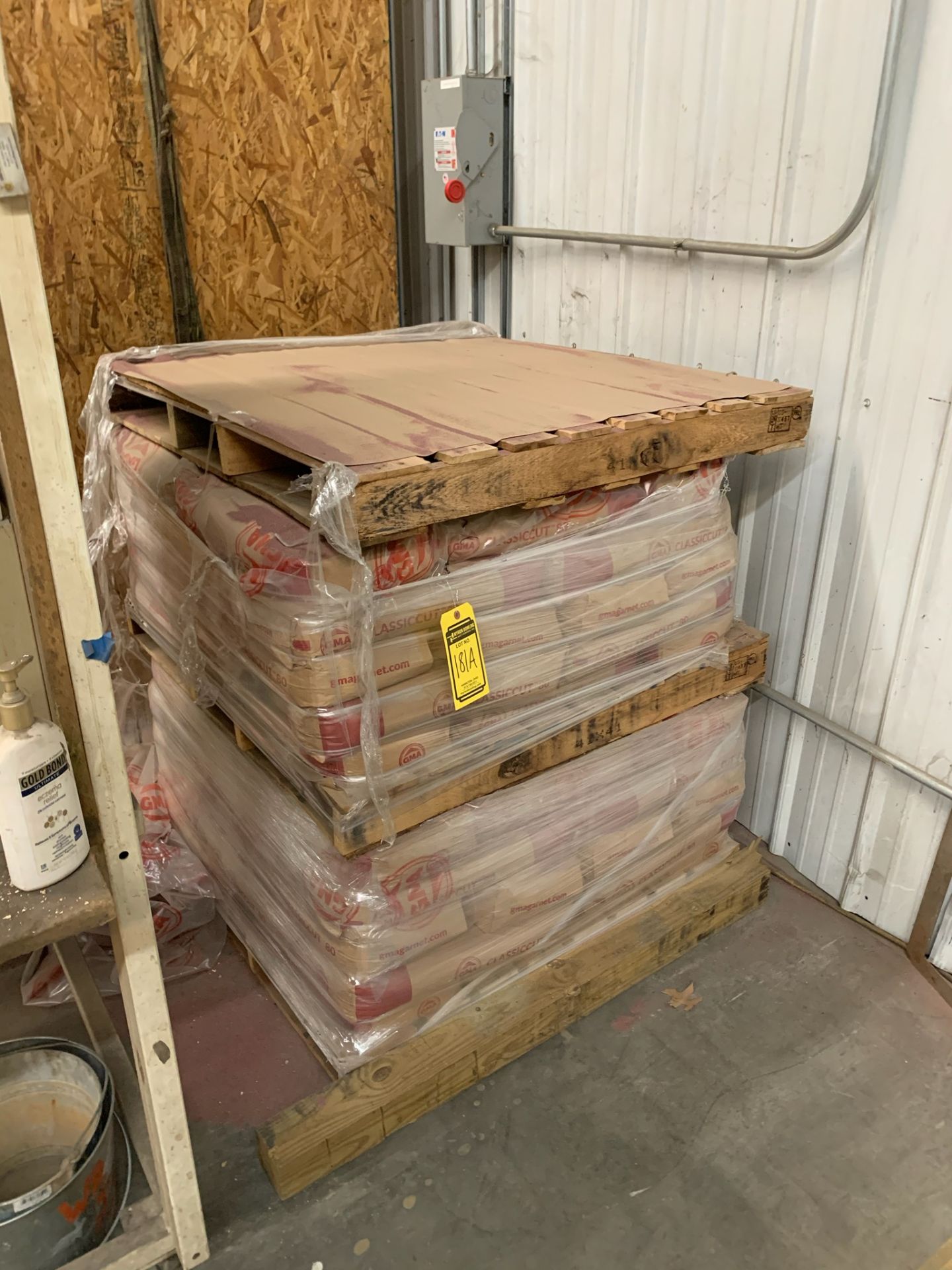 (2) PALLETS OF GMA SAND BLASTING ABRASIVE