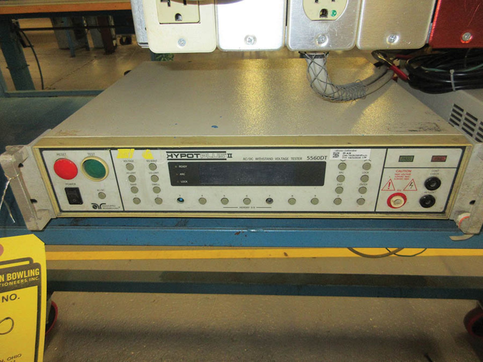 (2) CARTS & REMAINING CONTENTS: HYDROGEN DETECTOR, (2) HYPOT PLUS VOLTAGE TESTERS & LEAK DETECTOR - Image 3 of 5