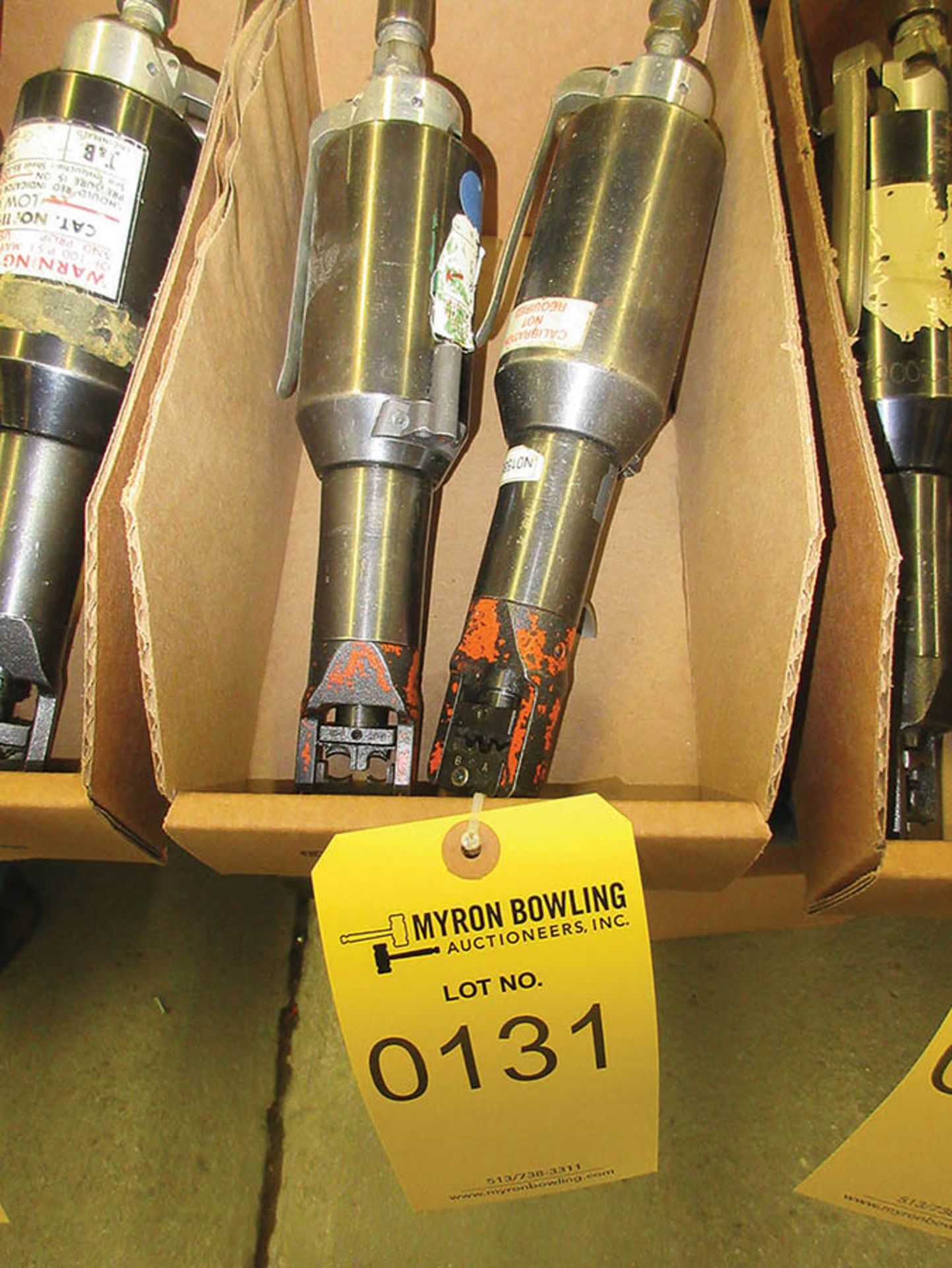 (2) PNEUMATIC CRIMPING TOOLS