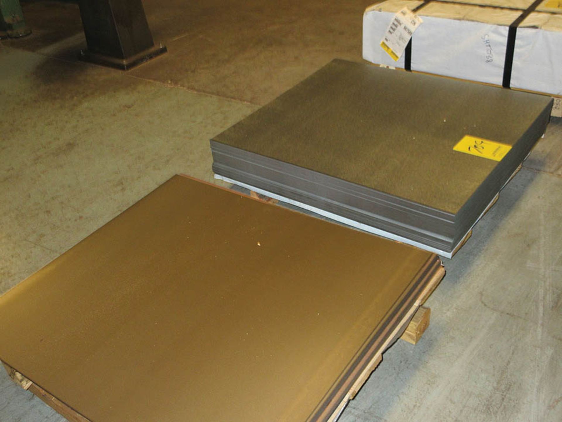 ASSORTED STEEL FULL SHEETS & PREPARED SHEETS: GALVANIZED, CRS, AND STEEL ROD - Image 2 of 8