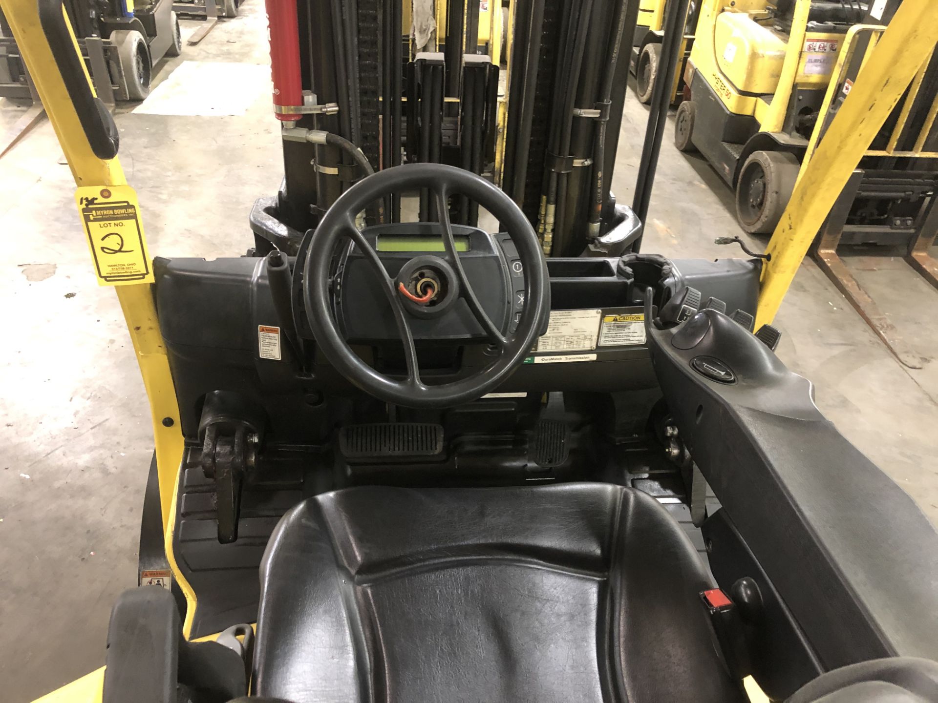 2014 HYSTER 13,500-LB. CAP. FORKLIFT, MODEL: S135FT, S/N: F024V02284M, LPG, SOLID TIRES, 8,168 HRS. - Image 10 of 10