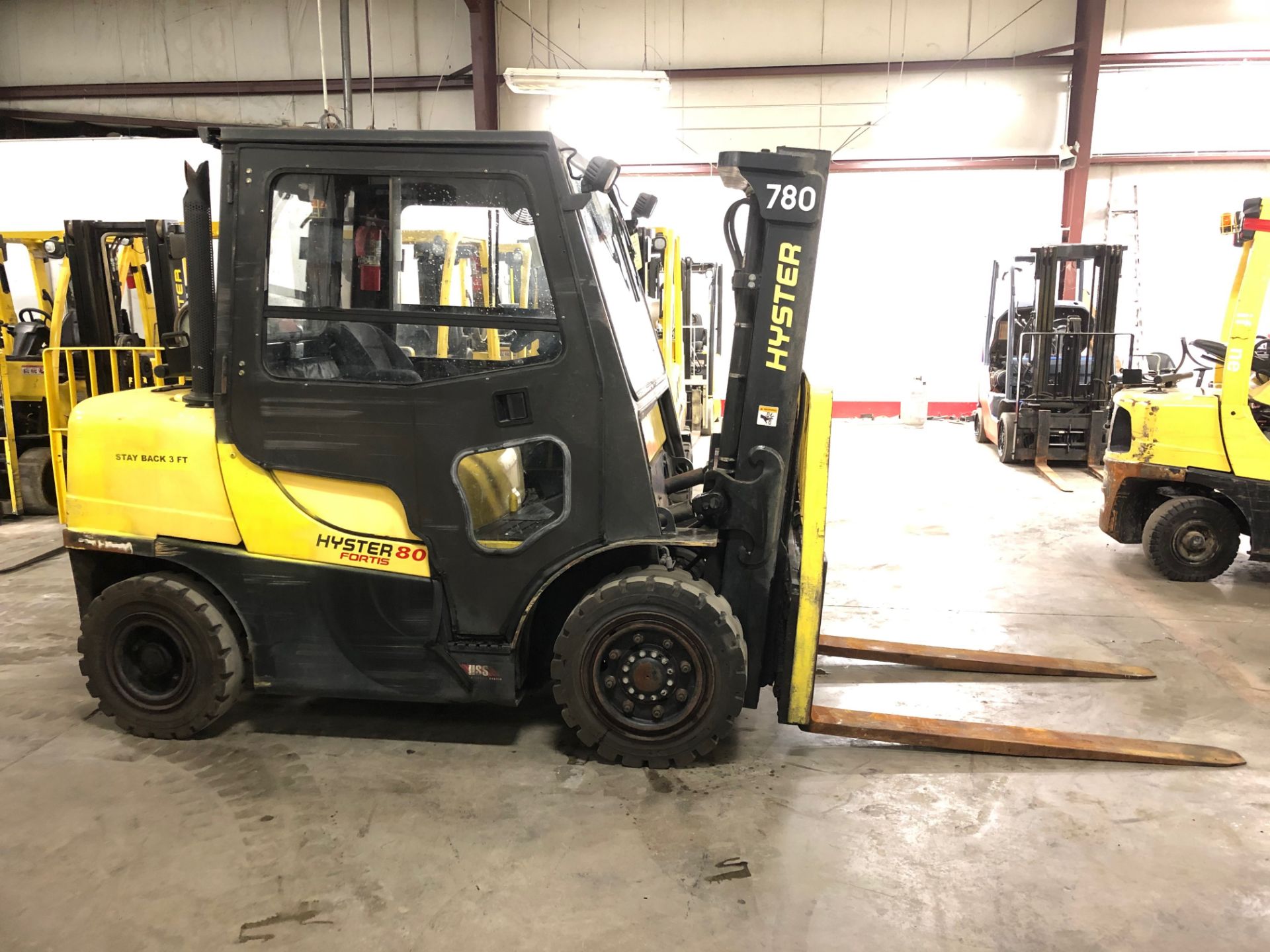 2012 HYSTER 8,000-LB., MODEL: H80FT, S/N: R005V01821K, LPG, MONOTROL TRANSMISSION, PNEUMATIC - Image 3 of 5