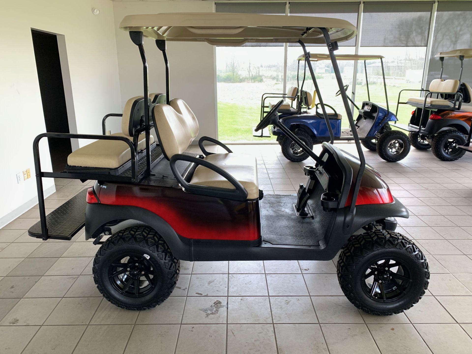 2014 CLUB CAR PRECEDENT ELECTRIC GOLF CART, WITH 48 VOLT CHARGER, 4-PASSENGER FOLD DOWN SEAT, LIFT - Image 3 of 4