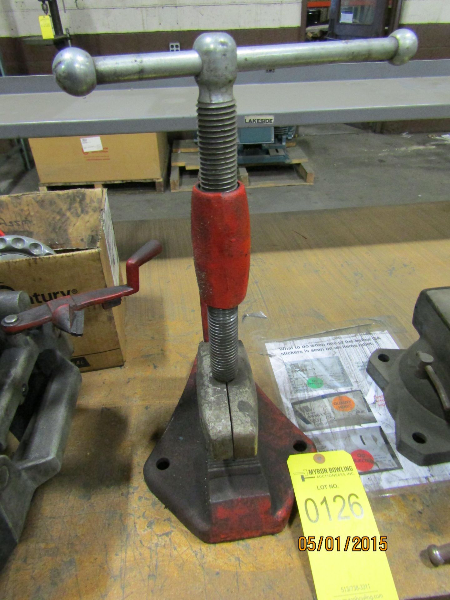 RIDGID PIPE VISE NO. 88, 1/8'' THRU 4 1/2''