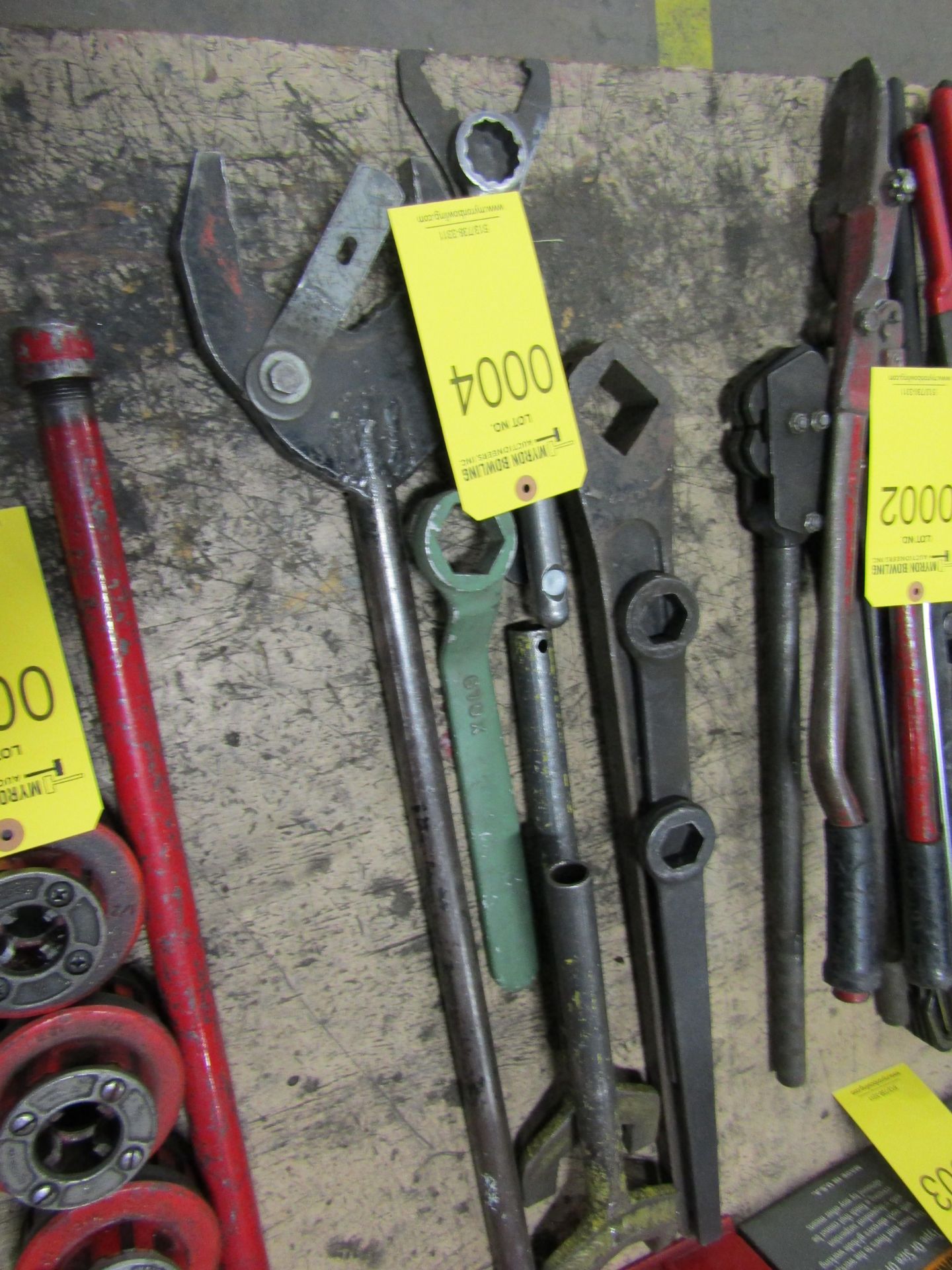 ASSORTED LARGE WRENCHES - Image 2 of 2