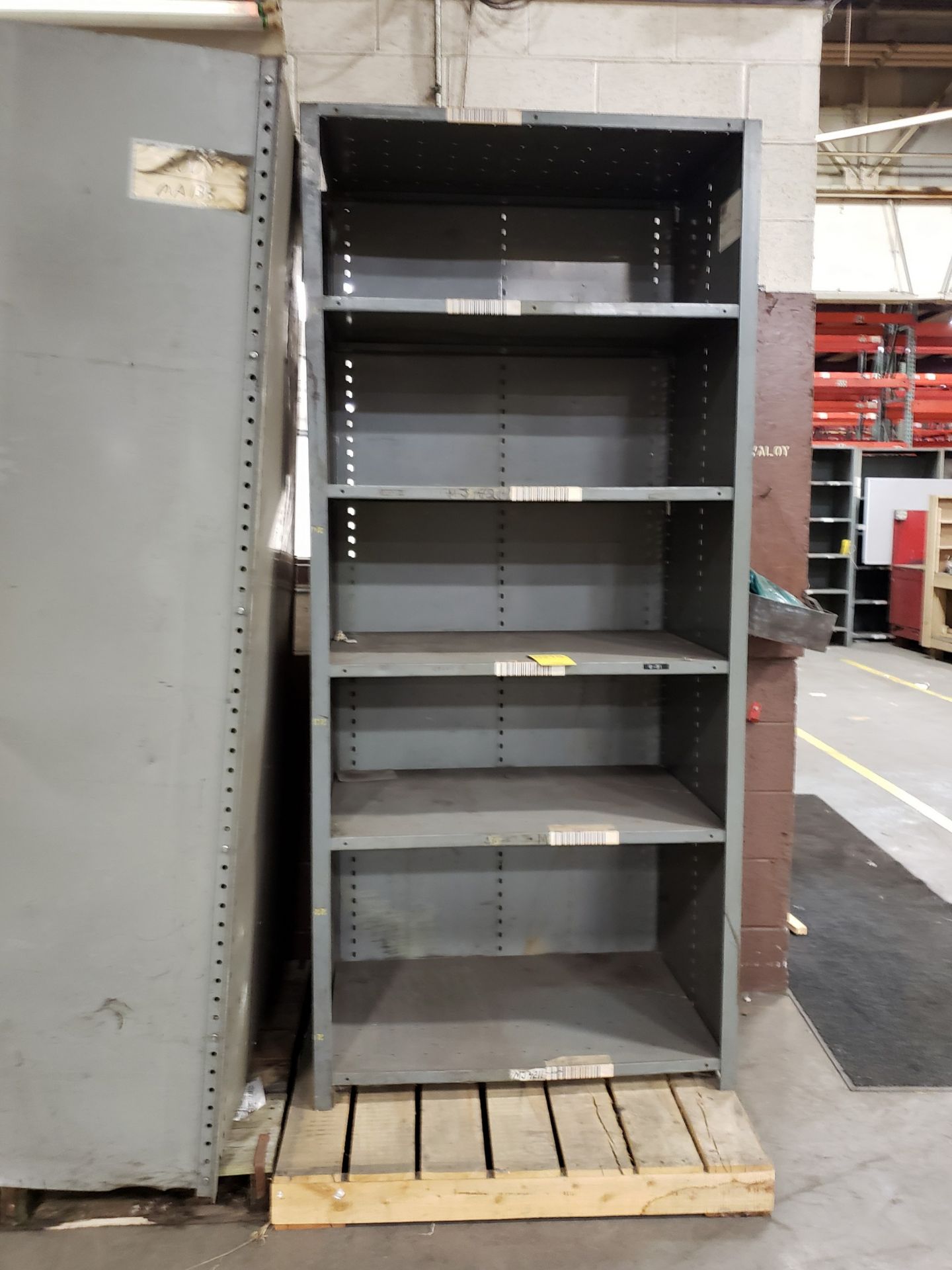 (4) SHELVING UNITS