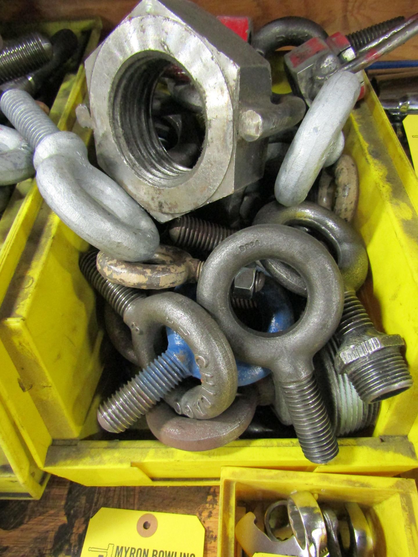 ASSORTED LIFTING EYE BOLTS