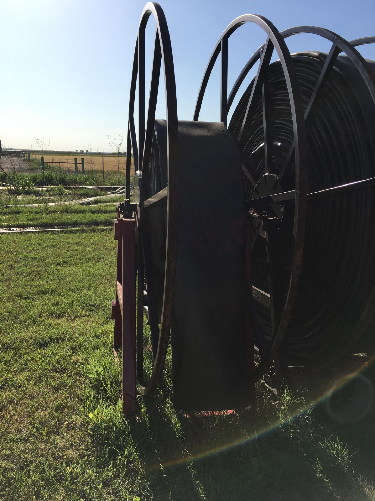 660ft. of 12in. LAY FLAT HOSE ON BAZOOKA HOSE REELS, EACH UNIT NUMBERED SEPARATELY WITH PAINT - Image 12 of 39